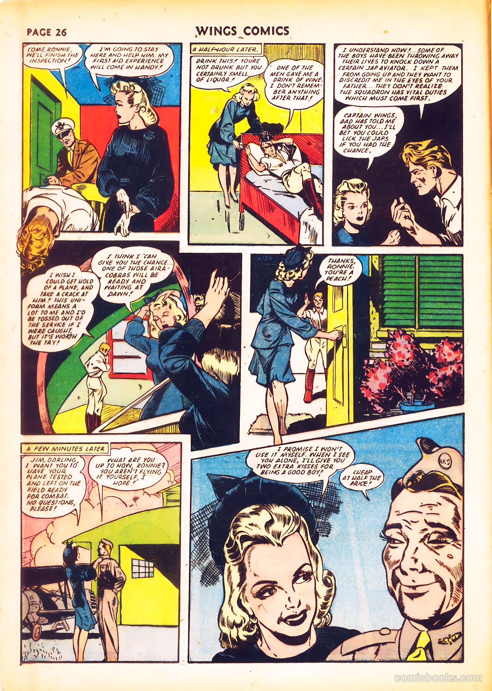 Wings Comics #24 (1942) — page 28 of 68