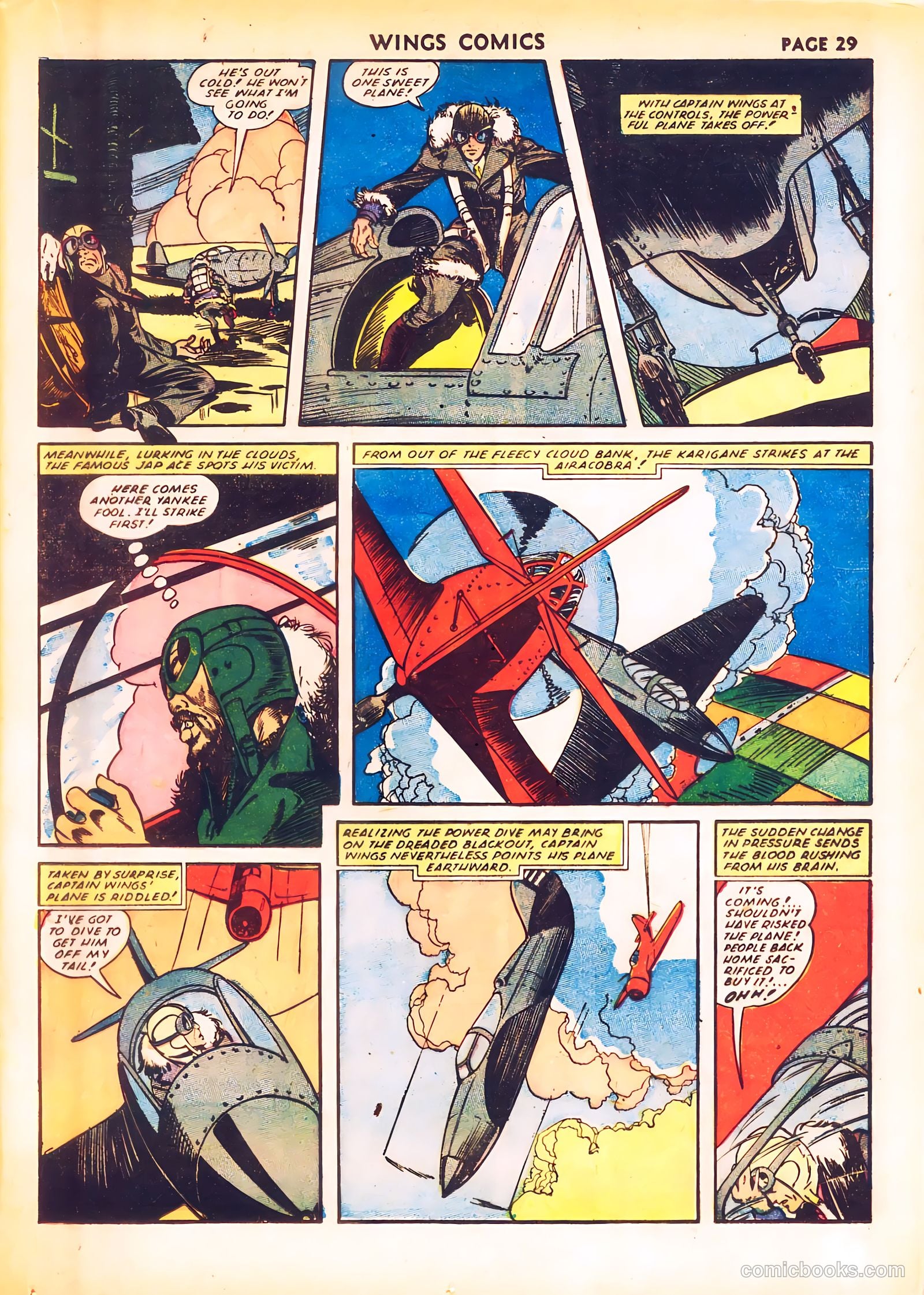 Wings Comics #24 (1942) — page 31 of 68
