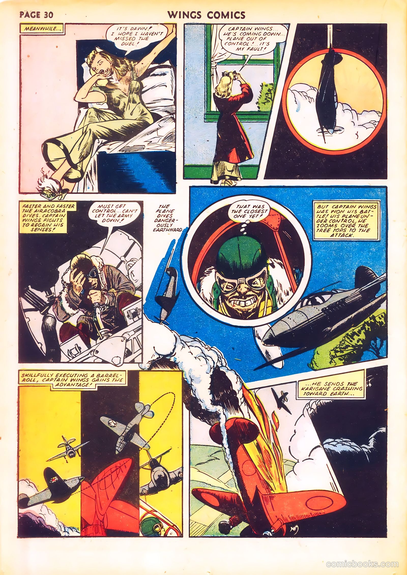 Wings Comics #24 (1942) — page 32 of 68
