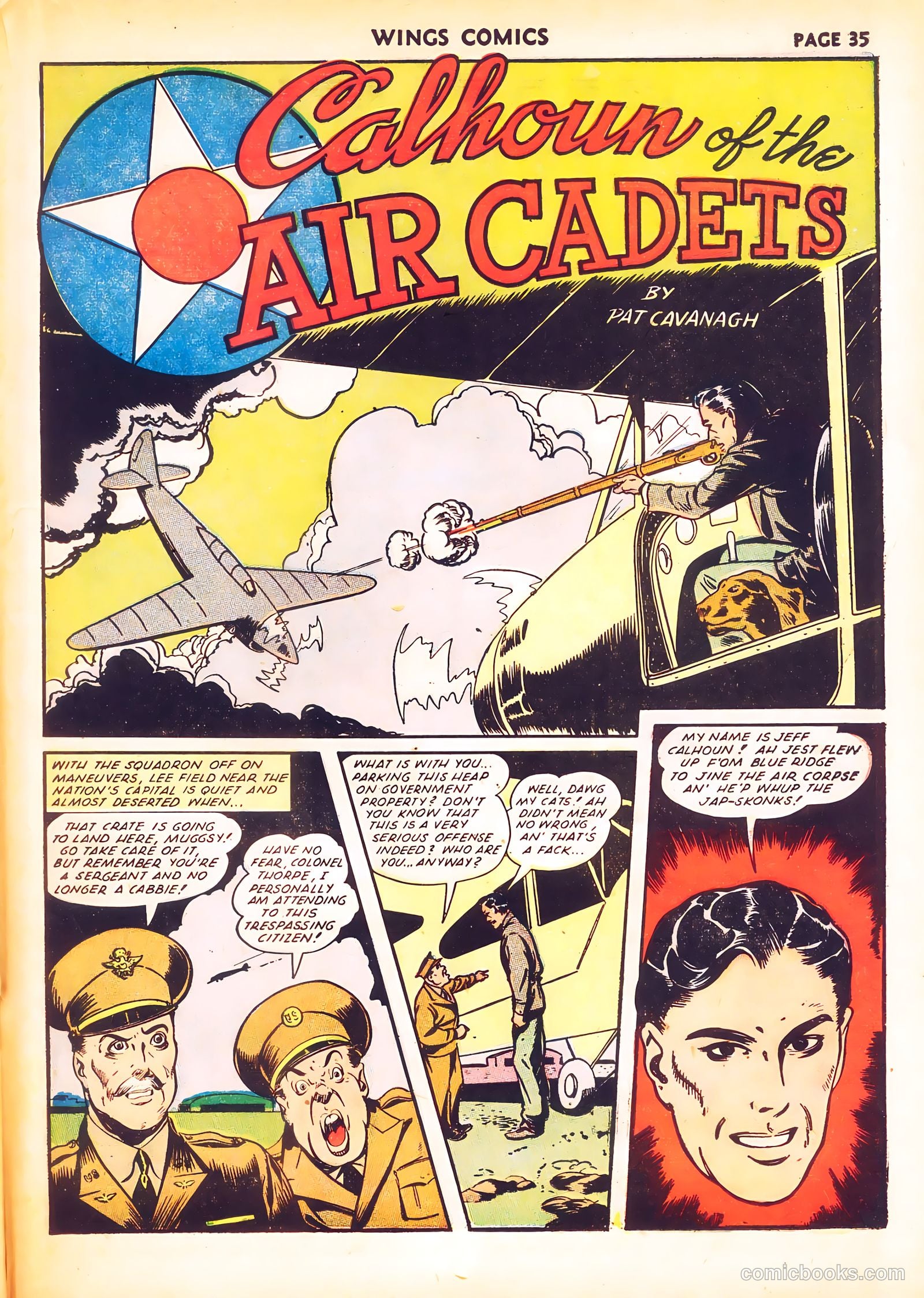 Wings Comics #24 (1942) — page 37 of 68