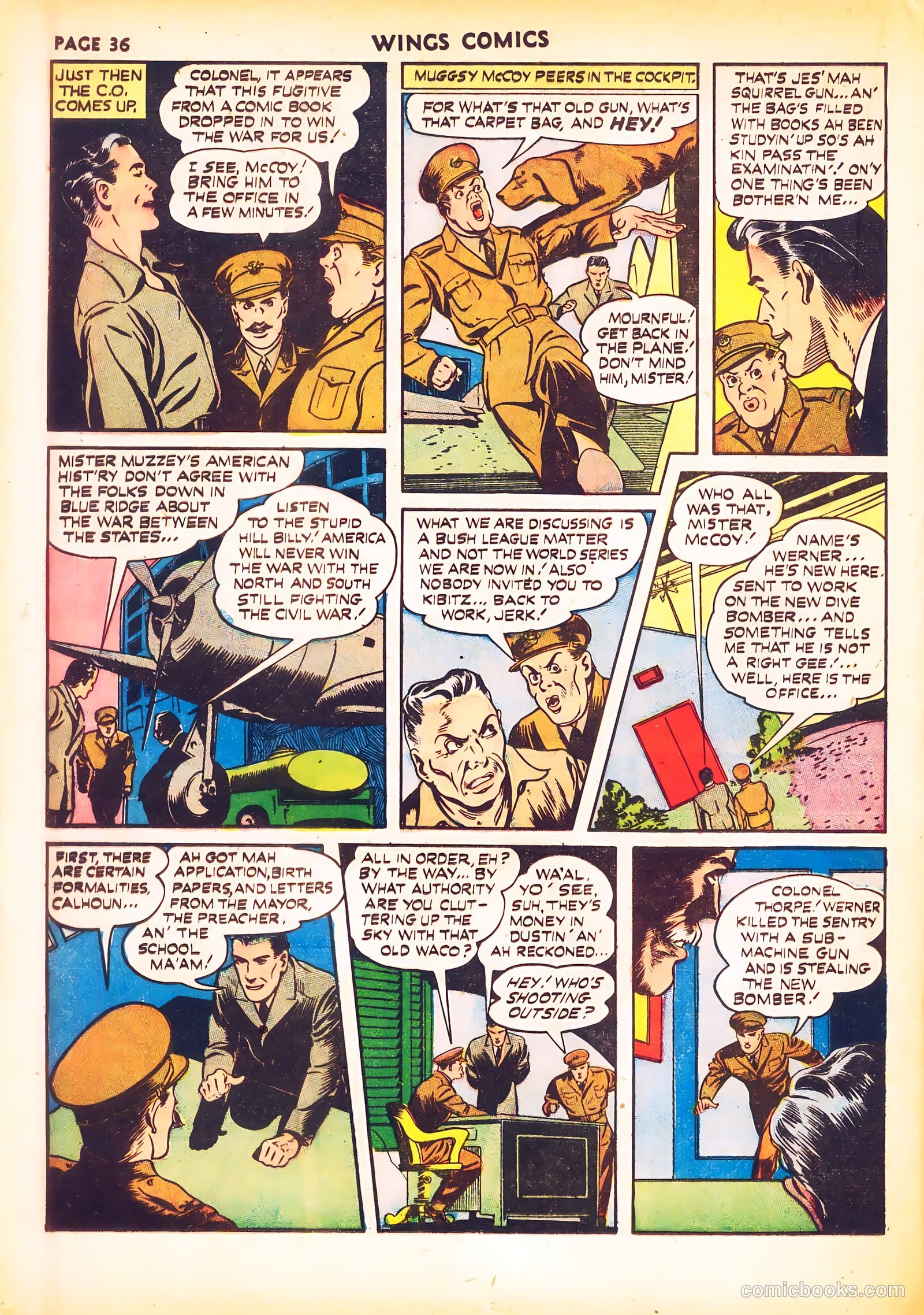 Wings Comics #24 (1942) — page 38 of 68