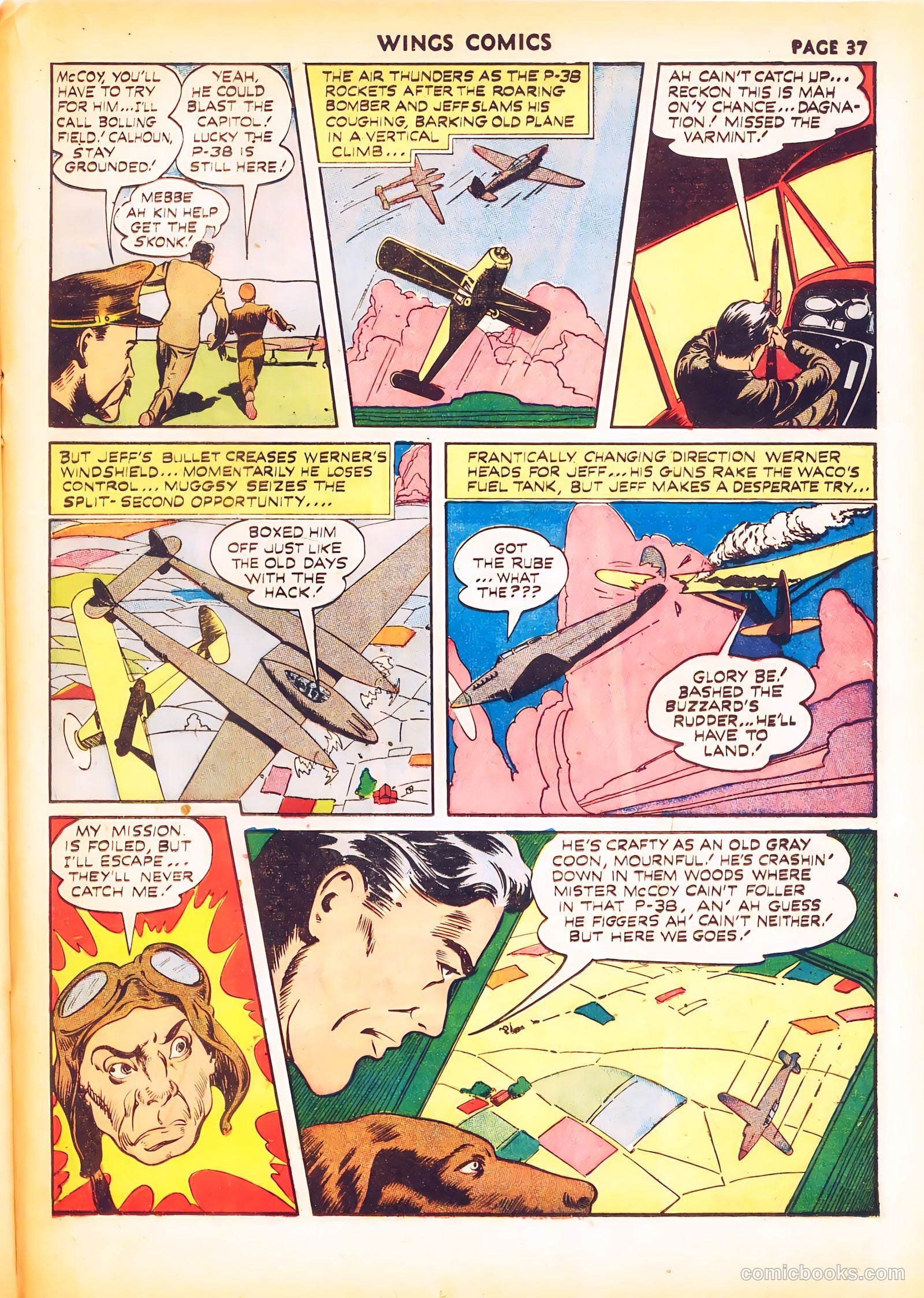 Wings Comics #24 (1942) — page 39 of 68