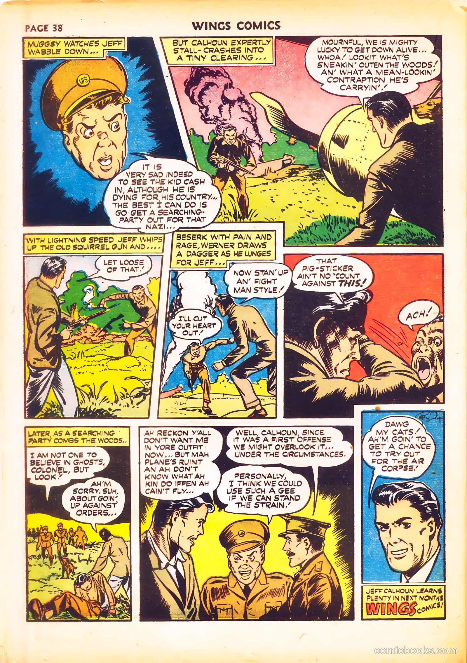 Wings Comics #24 (1942) — page 40 of 68
