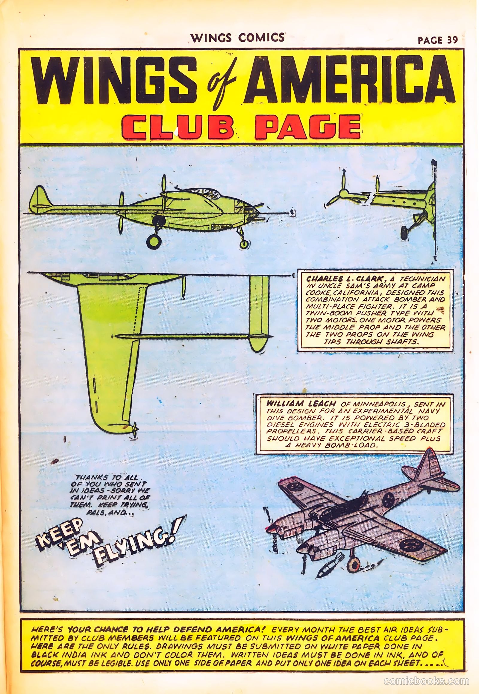 Wings Comics #24 (1942) — page 41 of 68