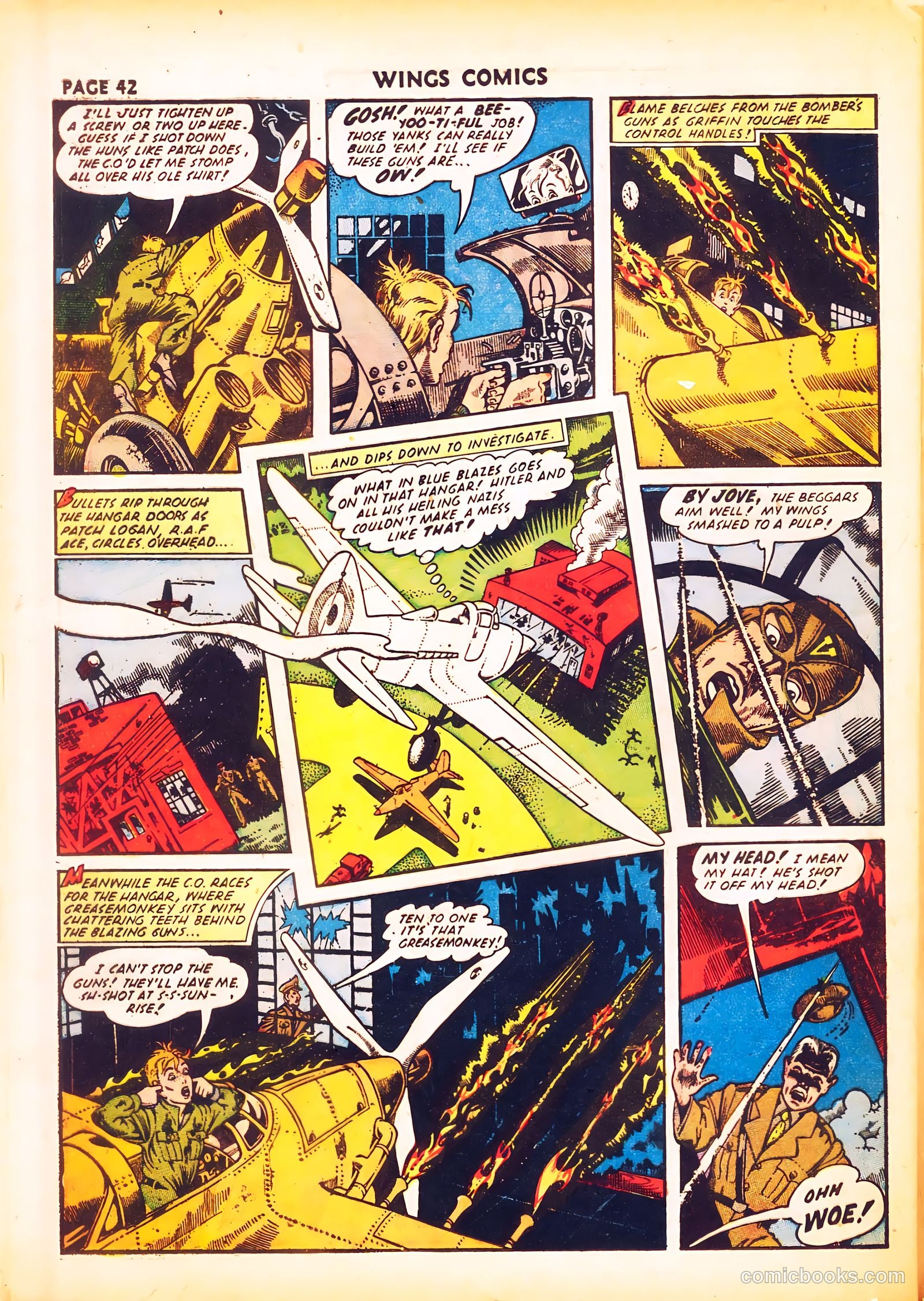 Wings Comics #24 (1942) — page 44 of 68