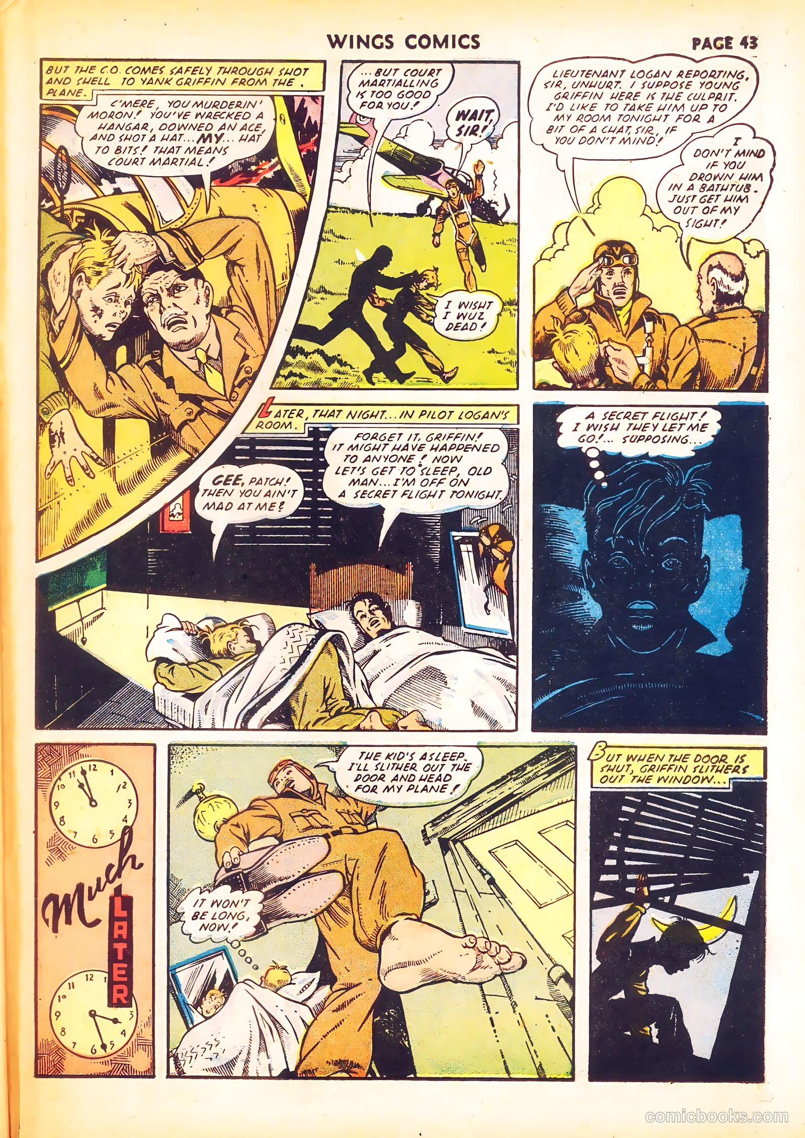 Wings Comics #24 (1942) — page 45 of 68