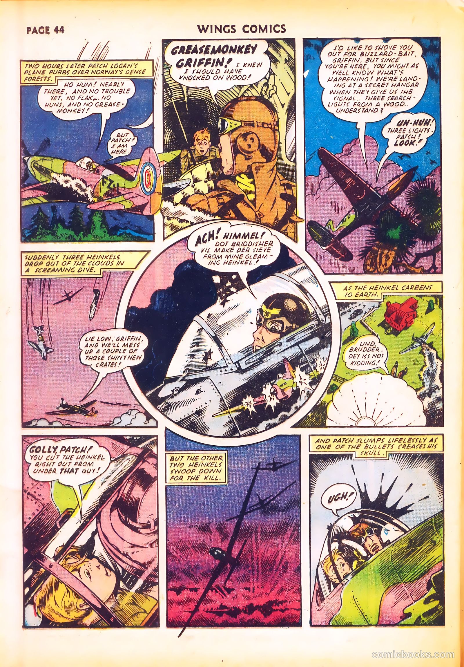 Wings Comics #24 (1942) — page 46 of 68
