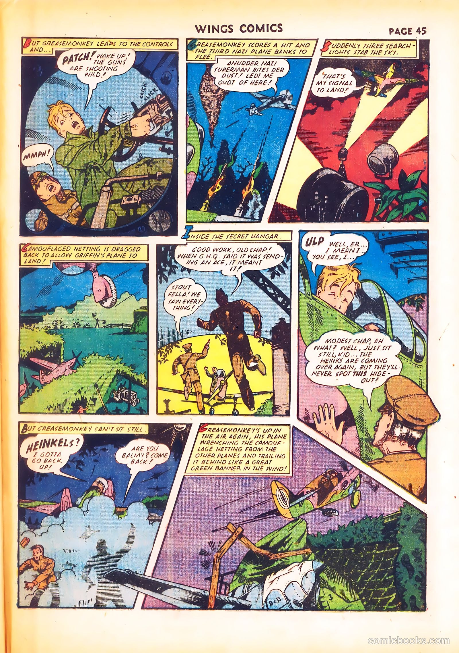 Wings Comics #24 (1942) — page 47 of 68