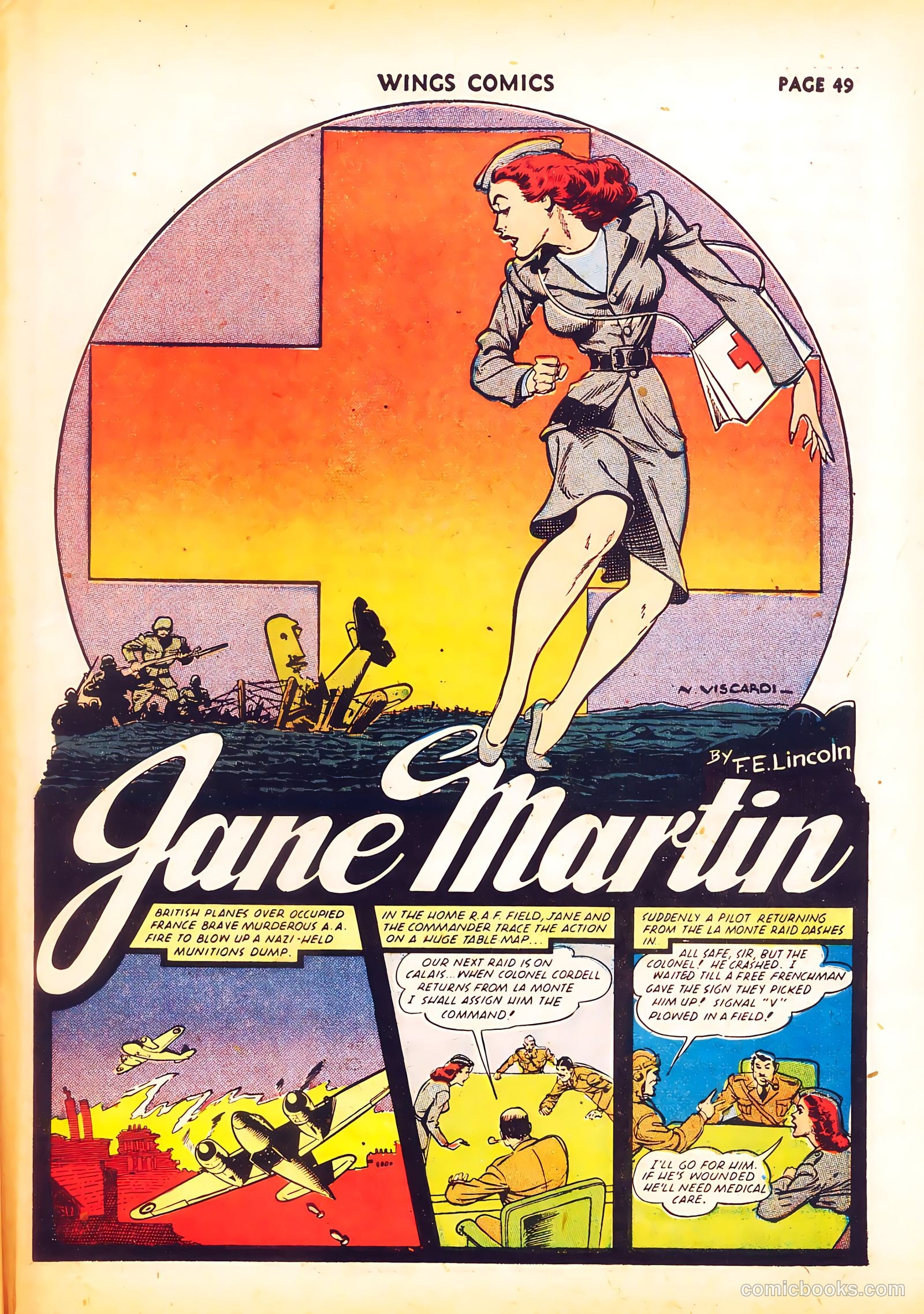 Wings Comics #24 (1942) — page 51 of 68