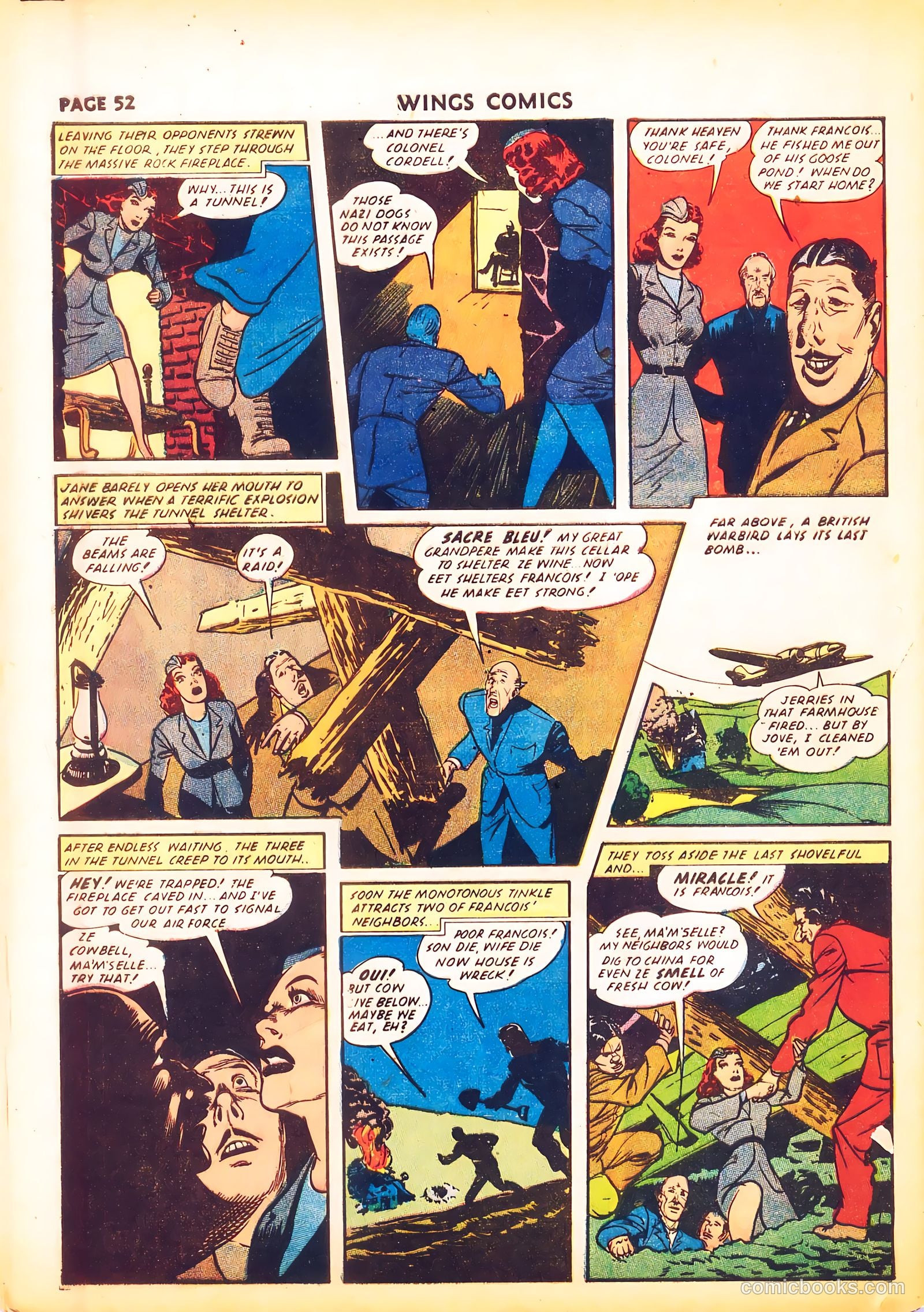 Wings Comics #24 (1942) — page 54 of 68