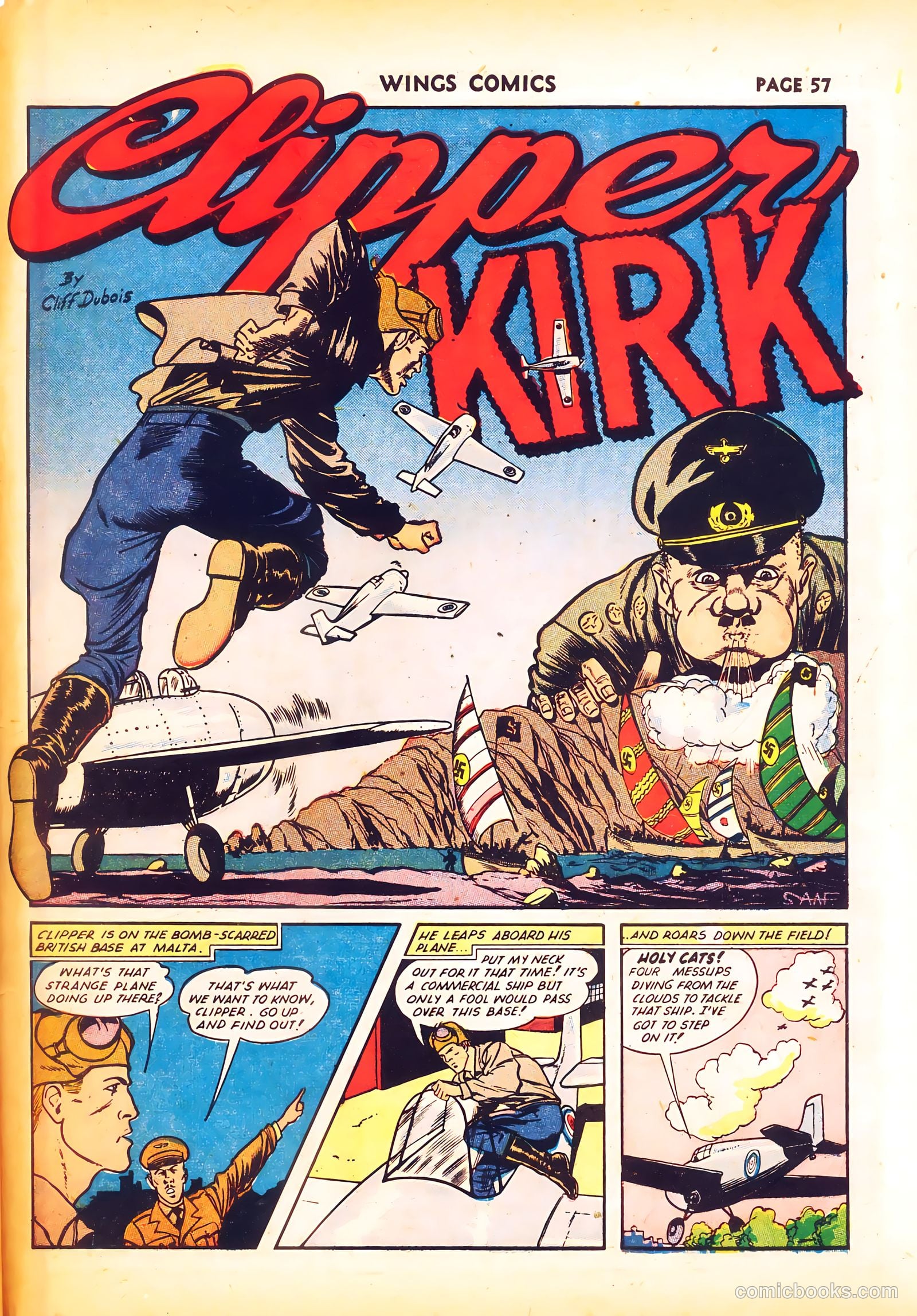 Wings Comics #24 (1942) — page 59 of 68