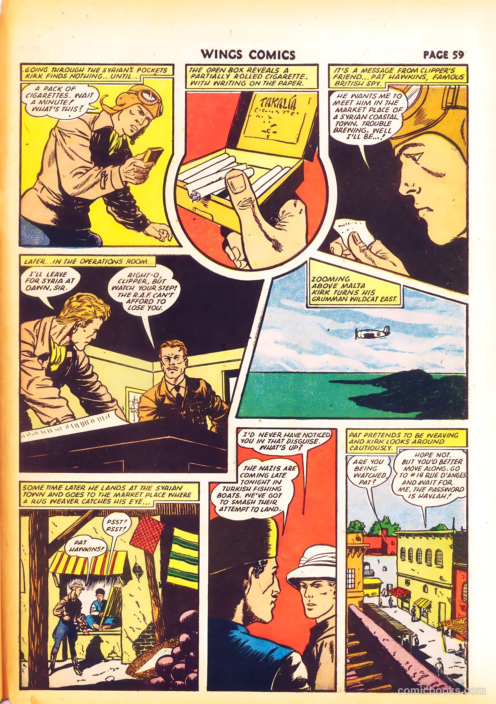 Wings Comics #24 (1942) — page 61 of 68