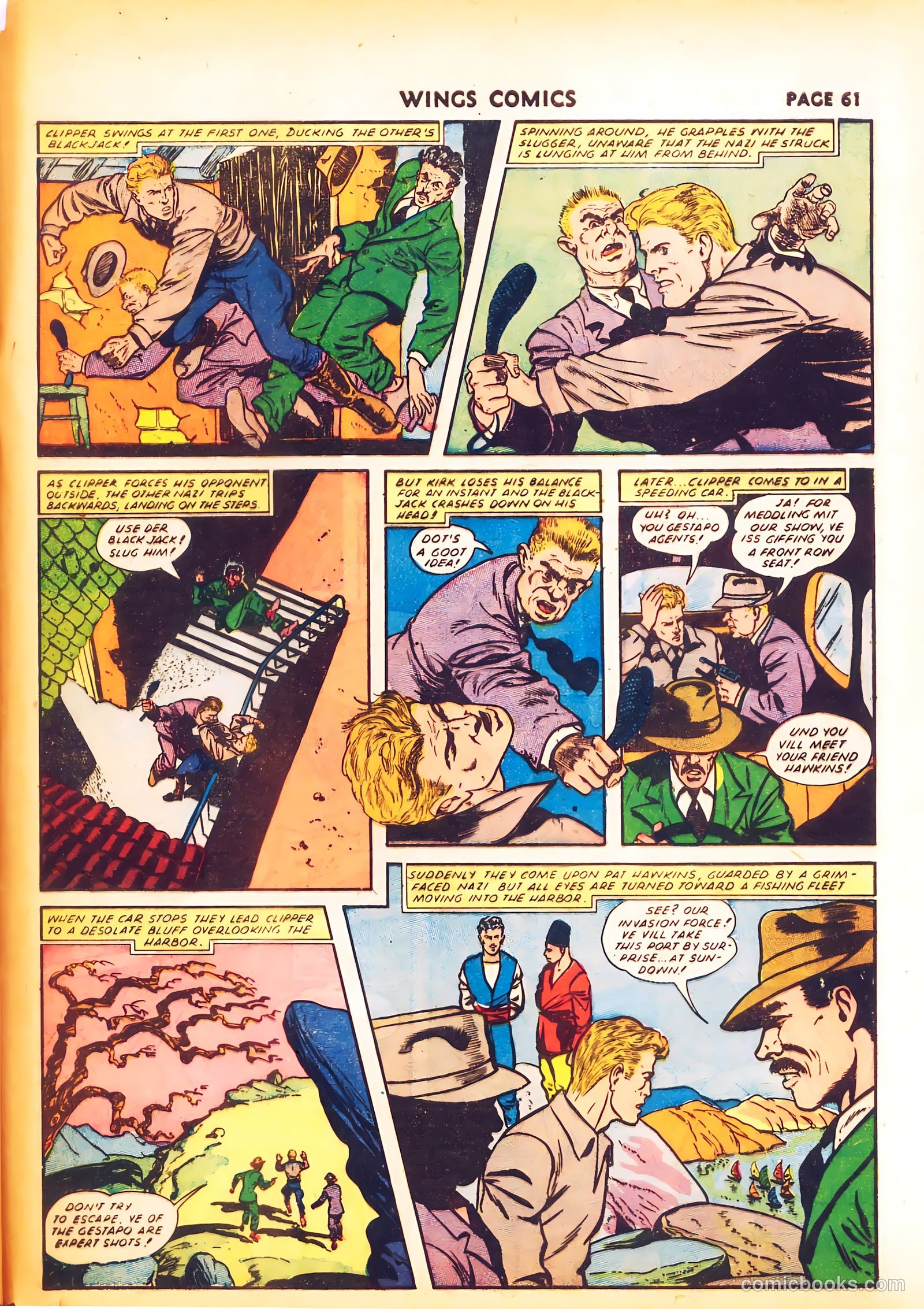 Wings Comics #24 (1942) — page 63 of 68