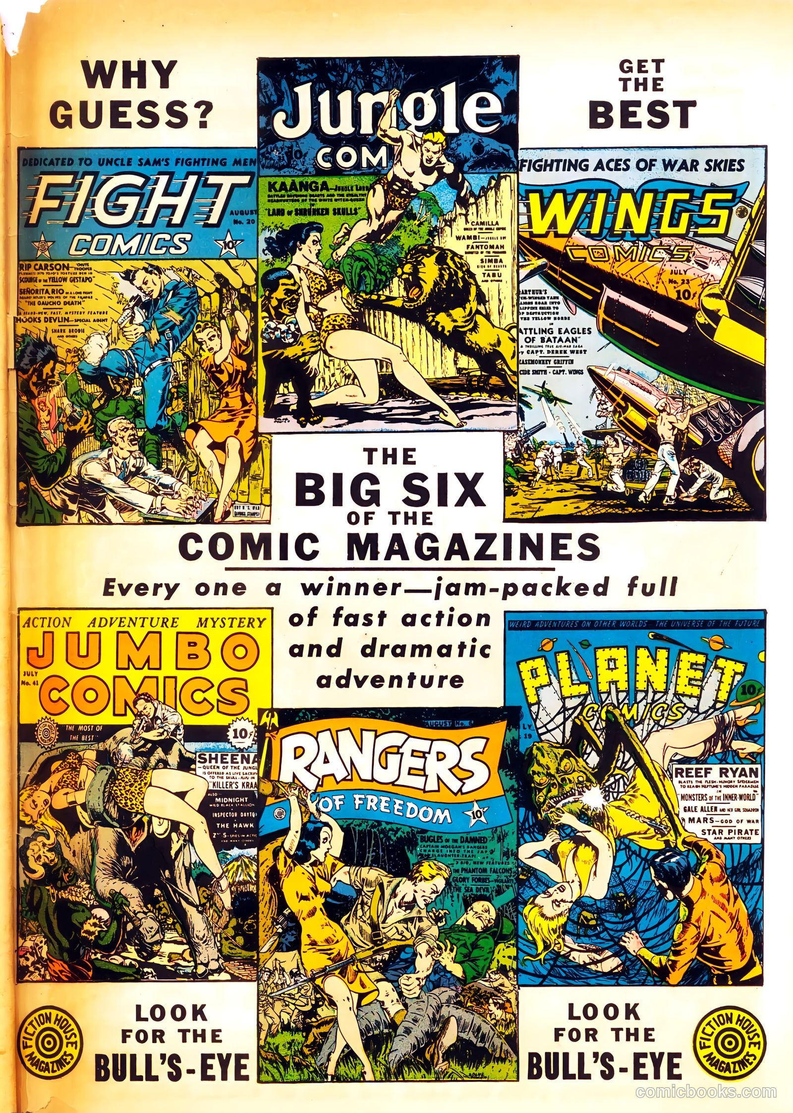 Wings Comics #24 (1942) — page 67 of 68