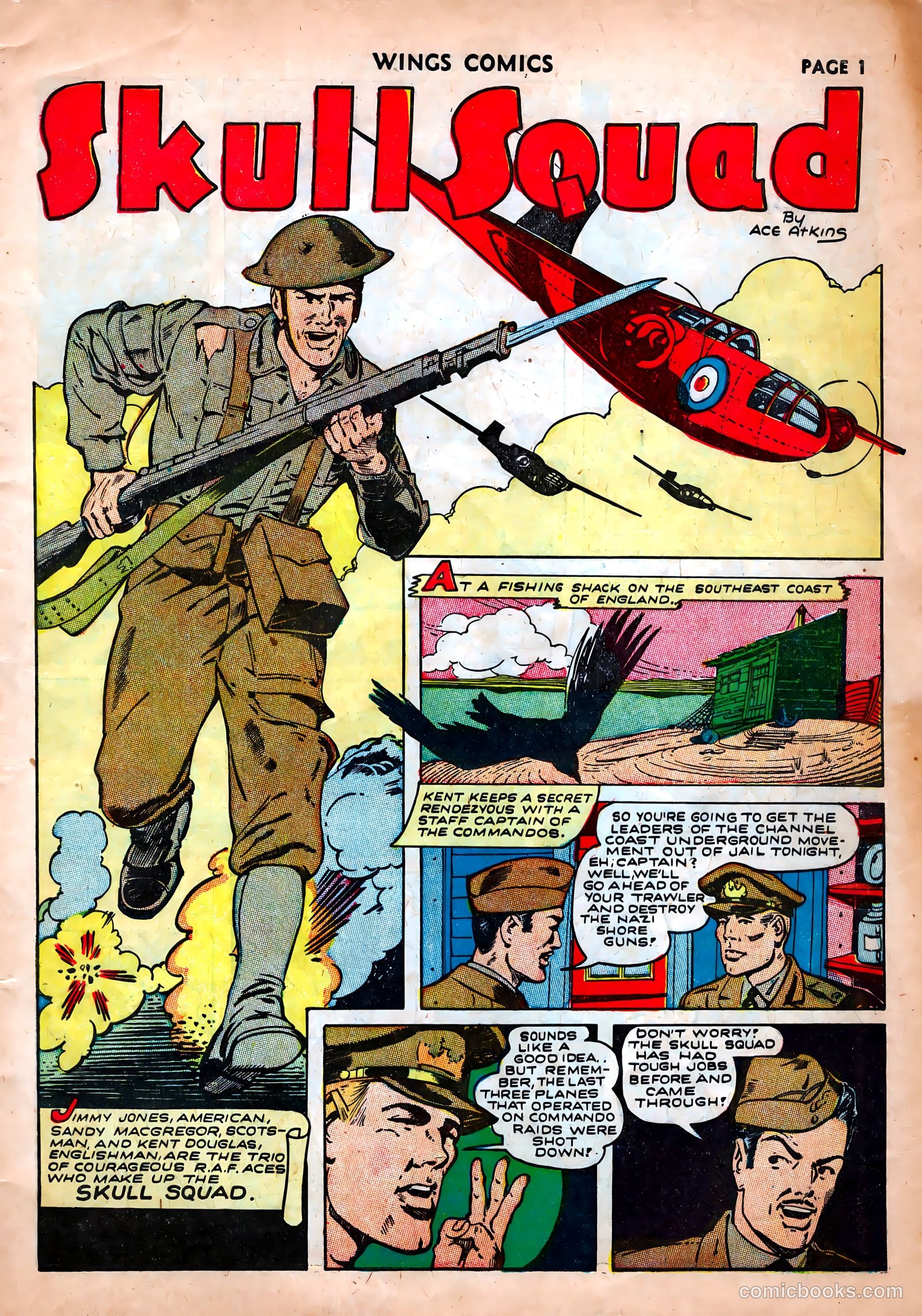 Wings Comics #25 (1942) — page 3 of 69