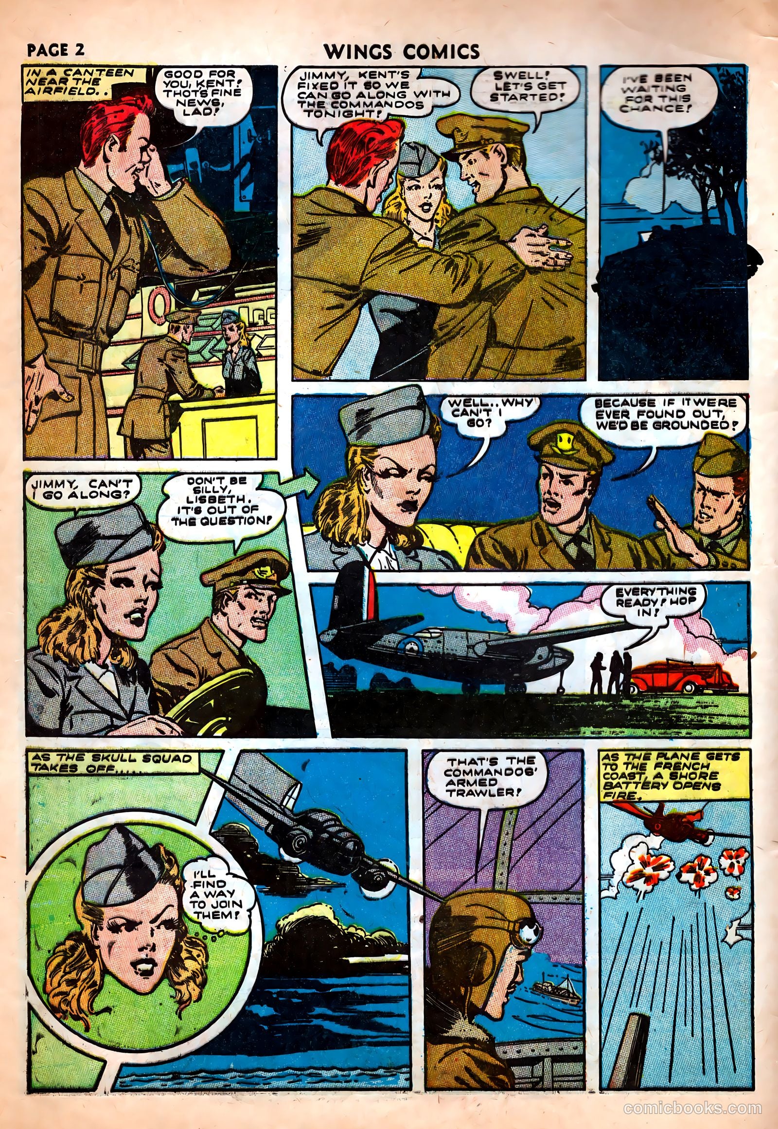 Wings Comics #25 (1942) — page 4 of 69