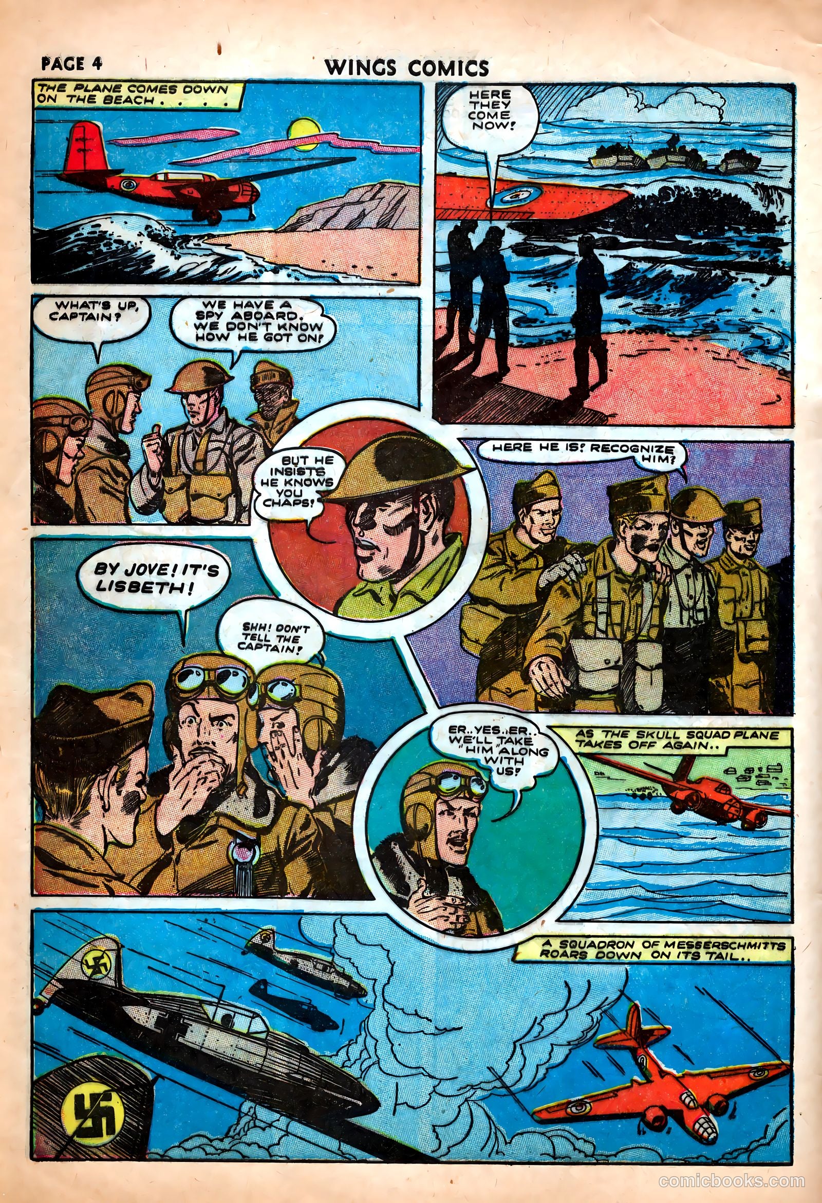 Wings Comics #25 (1942) — page 6 of 69