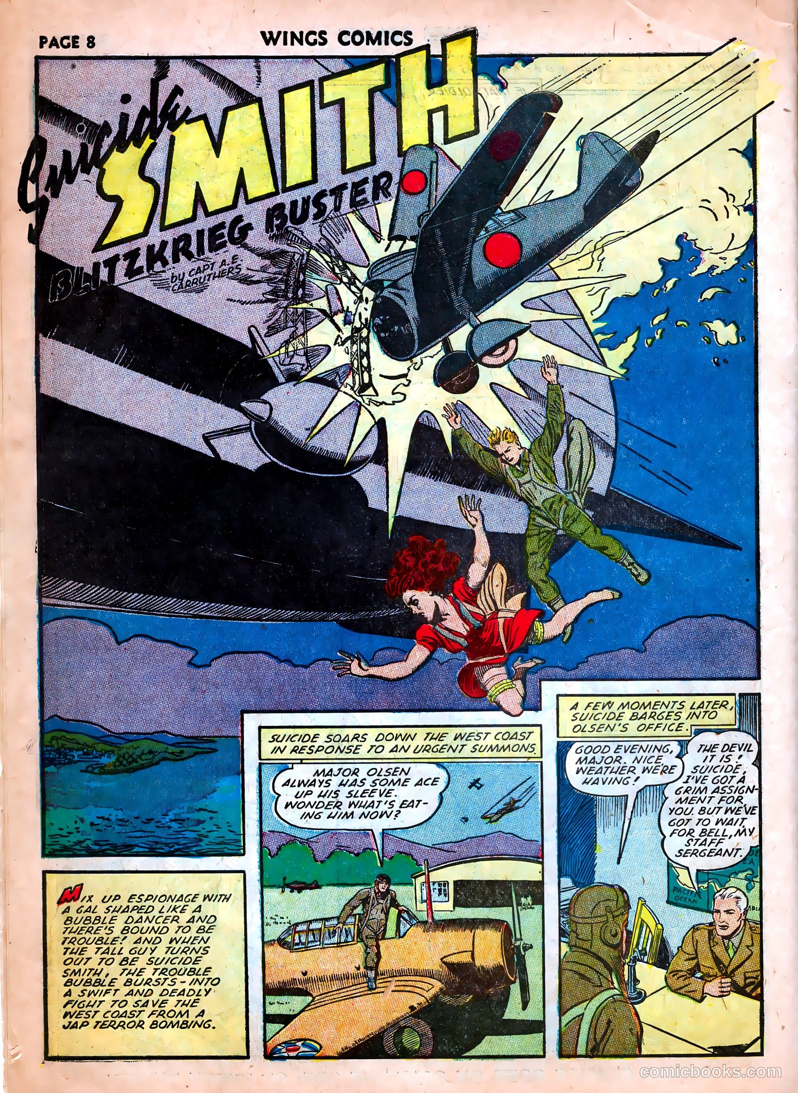Wings Comics #25 (1942) — page 10 of 69
