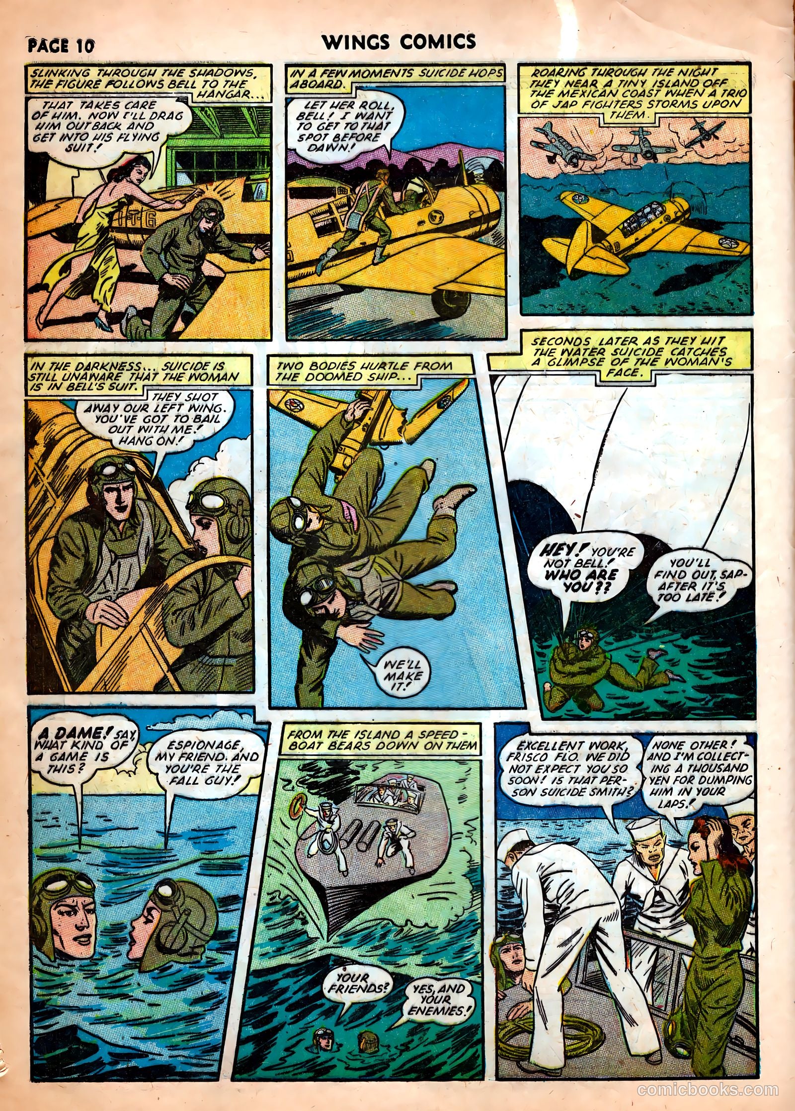 Wings Comics #25 (1942) — page 12 of 69