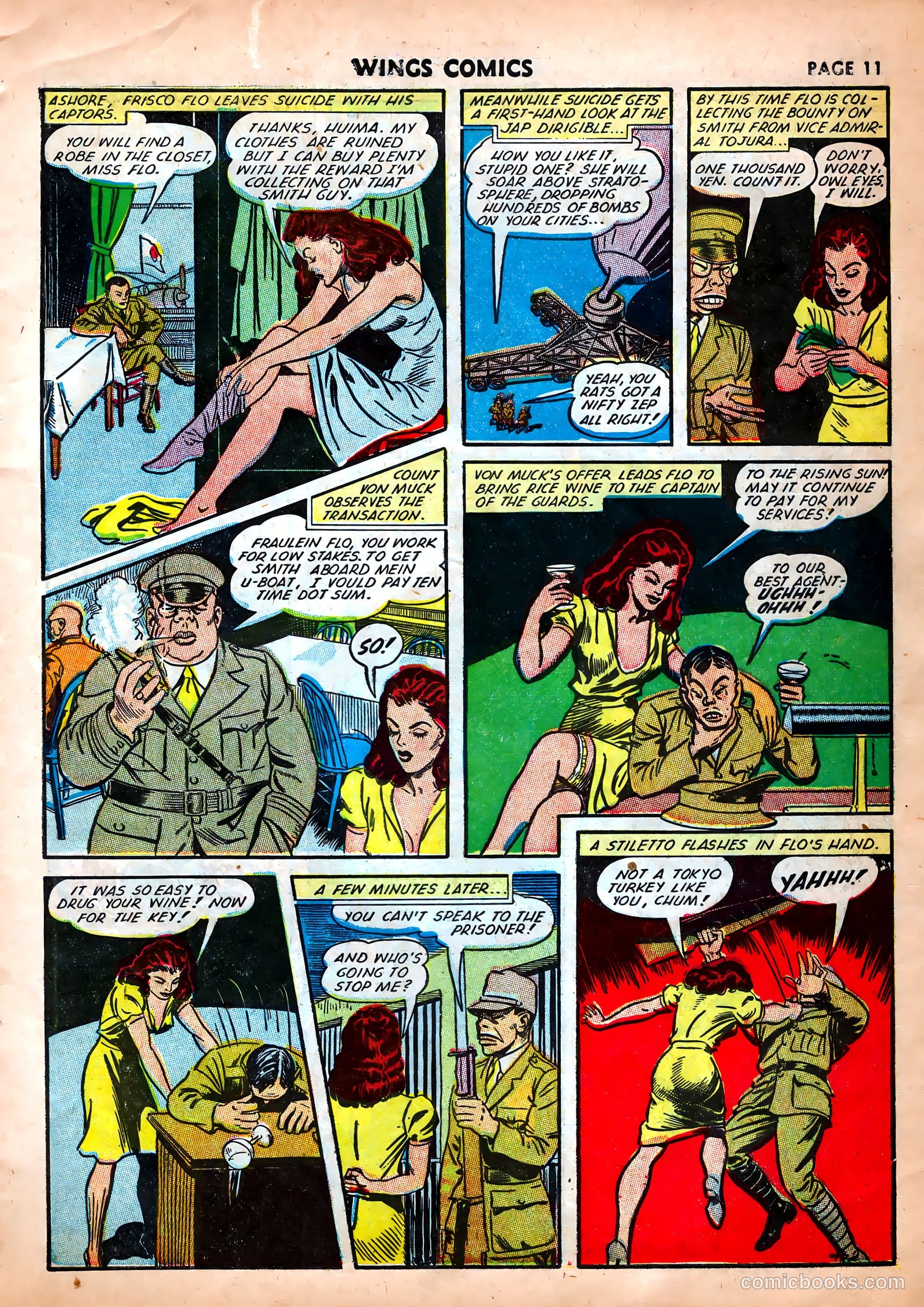 Wings Comics #25 (1942) — page 13 of 69
