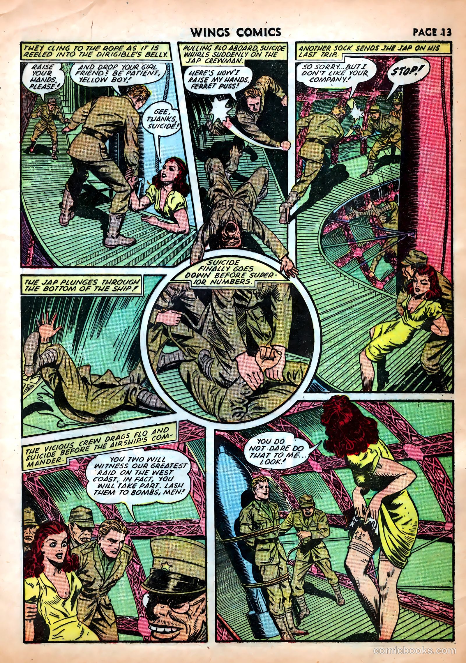 Wings Comics #25 (1942) — page 15 of 69