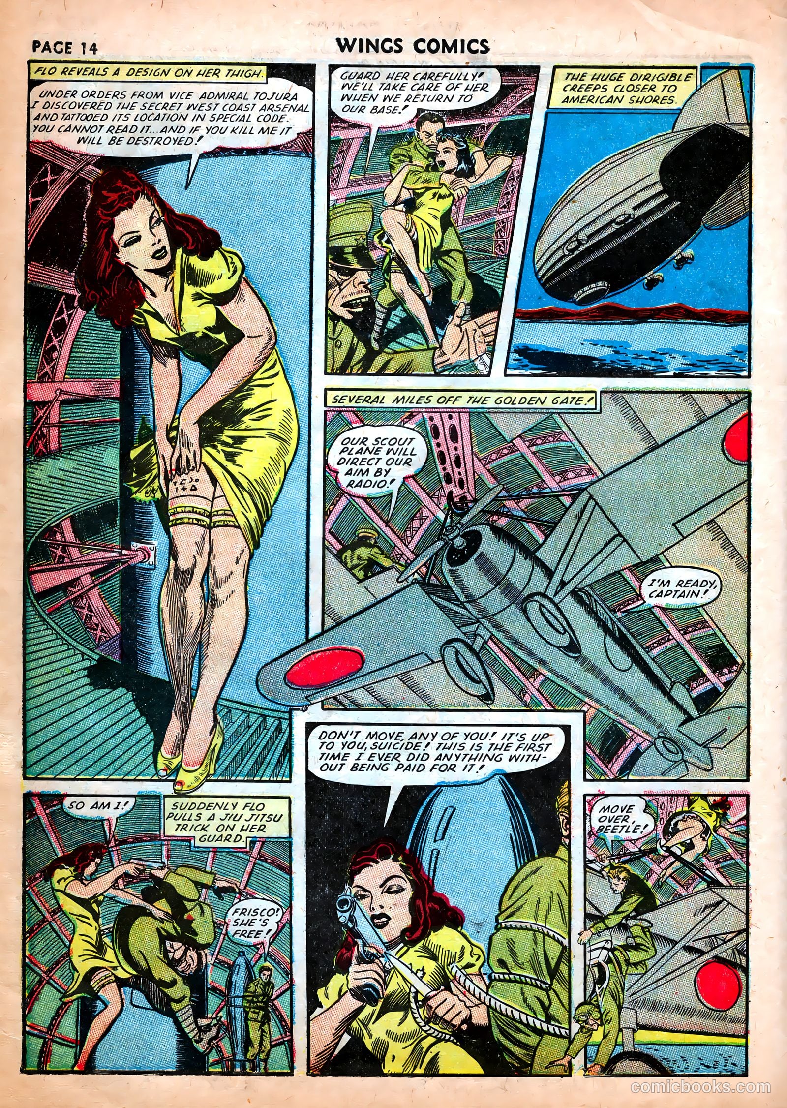 Wings Comics #25 (1942) — page 16 of 69