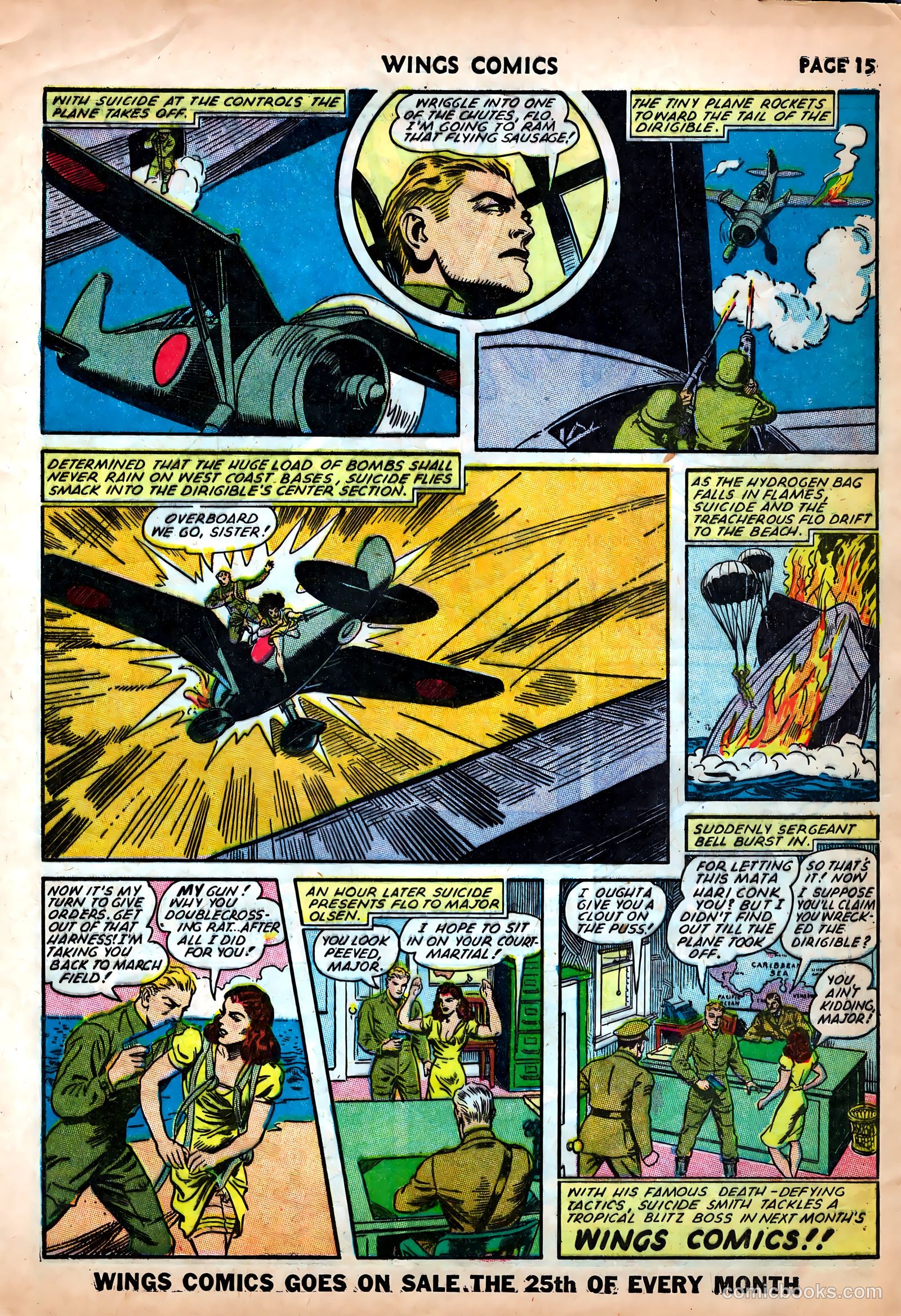 Wings Comics #25 (1942) — page 17 of 69