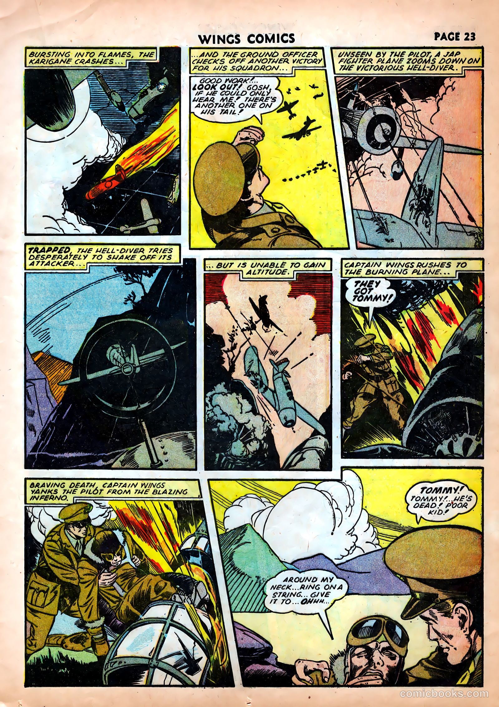 Wings Comics #25 (1942) — page 25 of 69