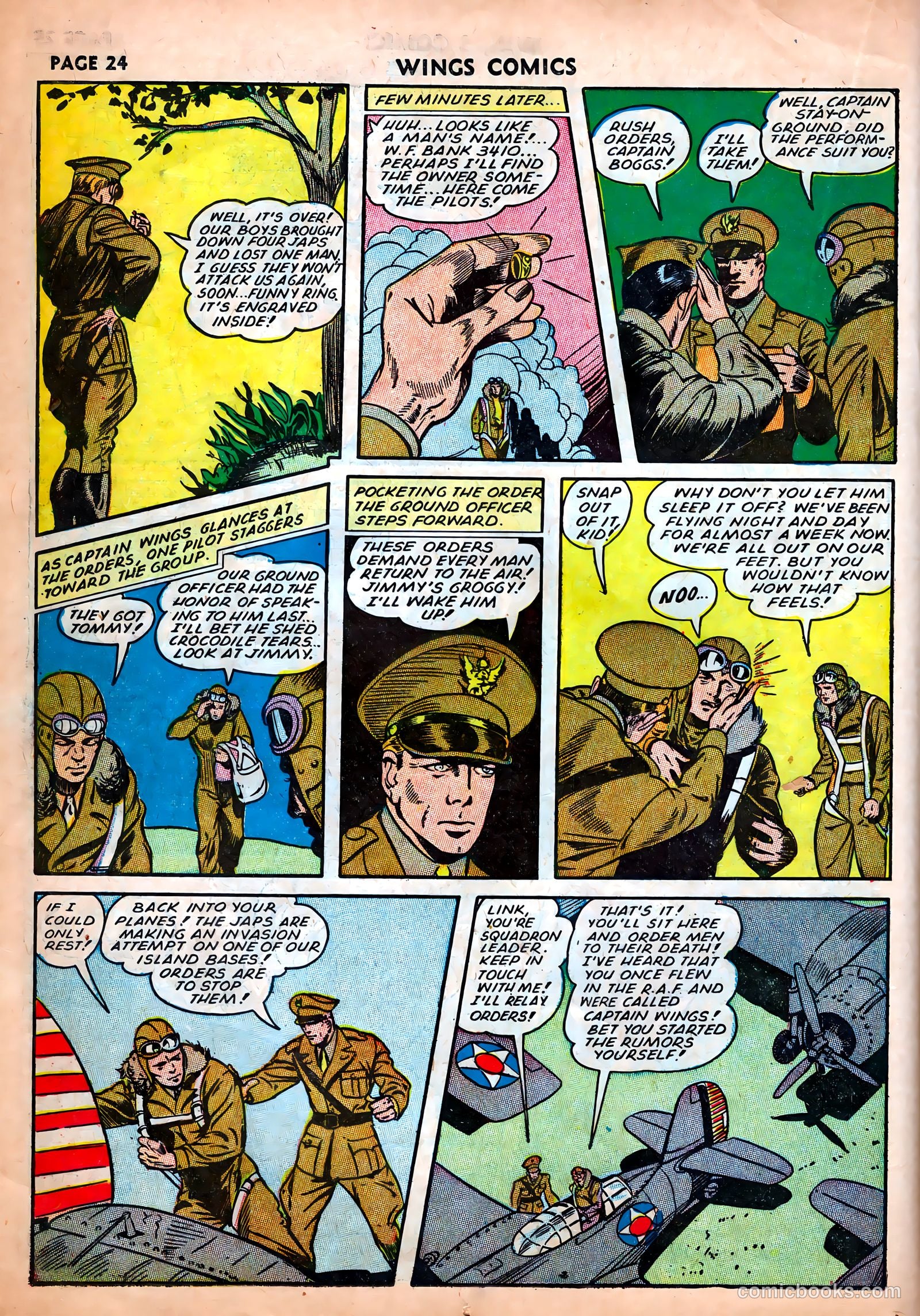 Wings Comics #25 (1942) — page 26 of 69