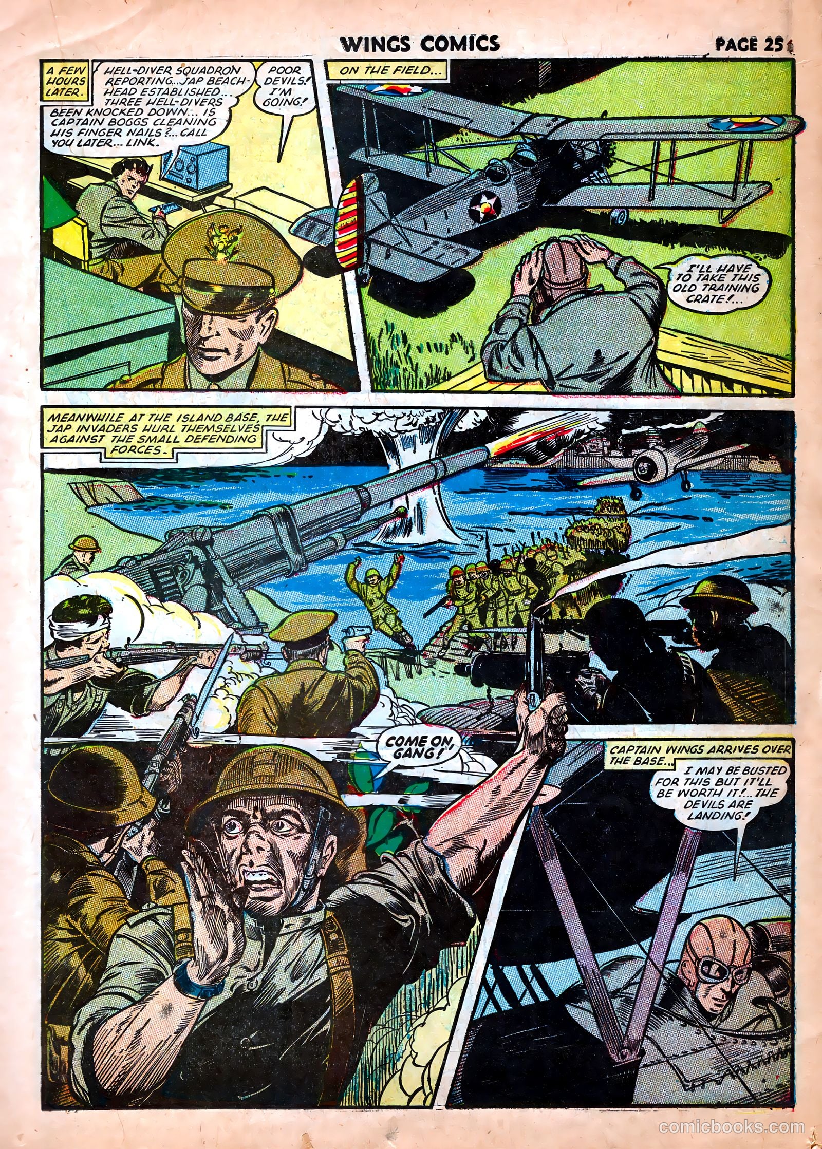 Wings Comics #25 (1942) — page 27 of 69