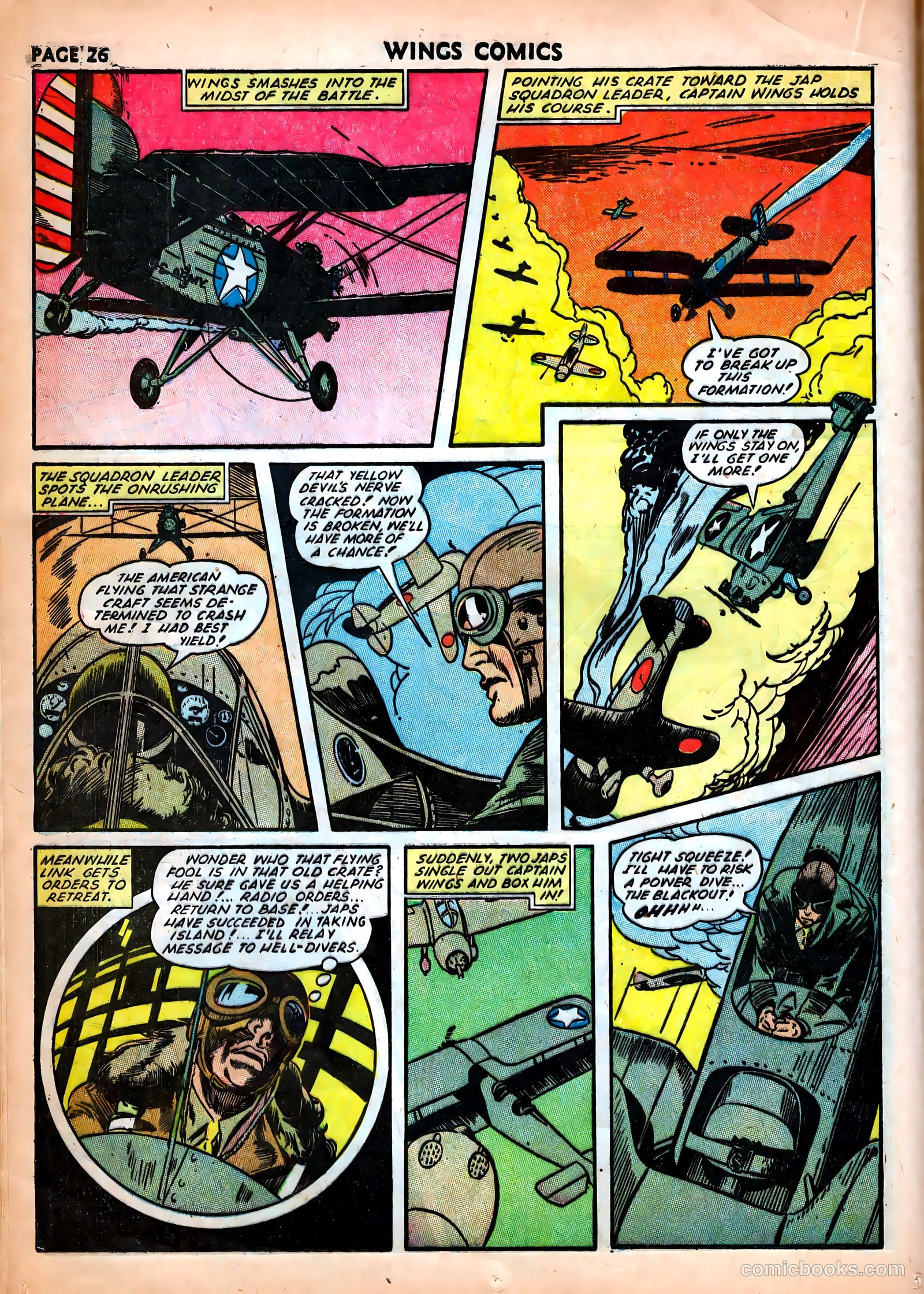 Wings Comics #25 (1942) — page 28 of 69