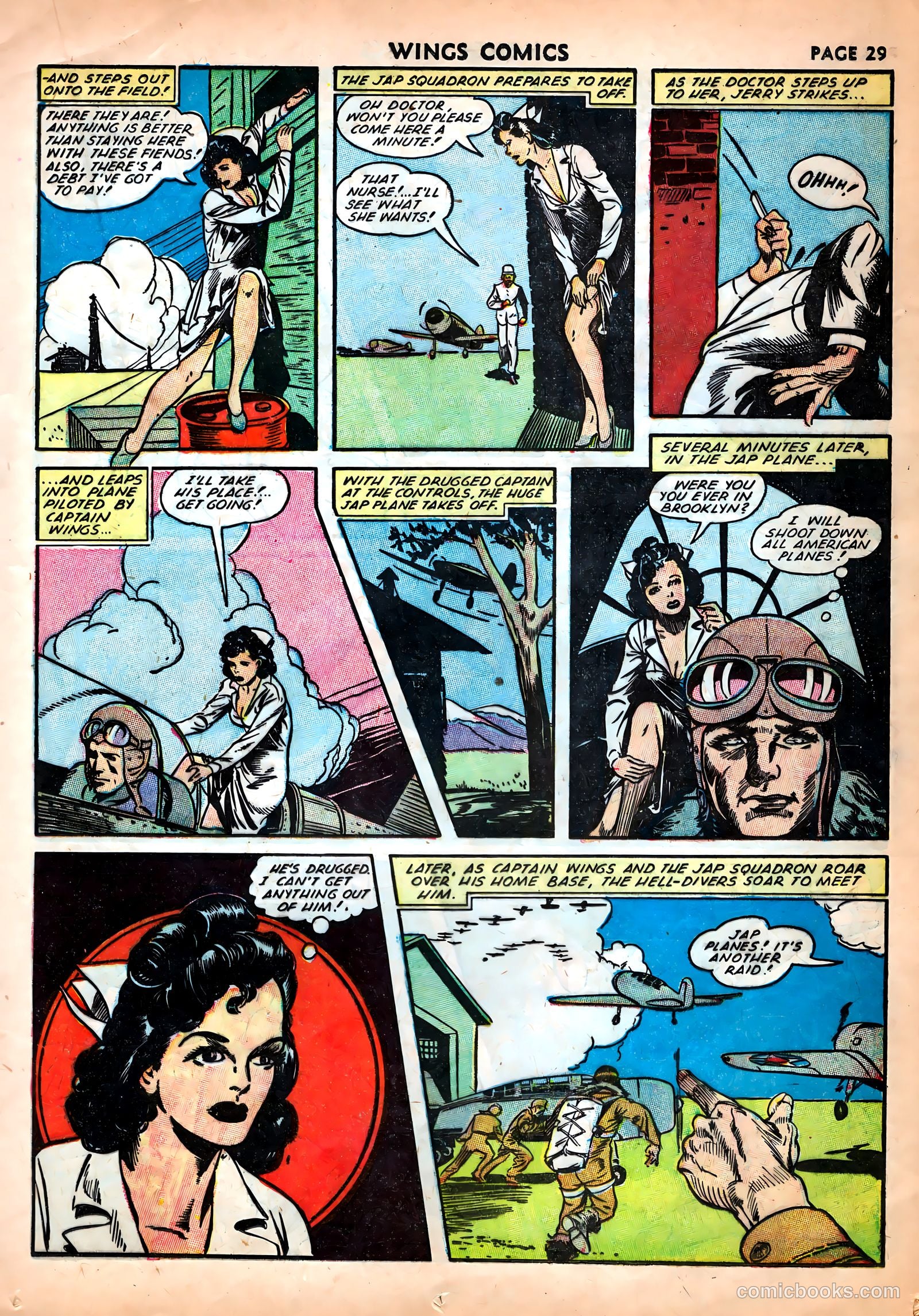 Wings Comics #25 (1942) — page 31 of 69