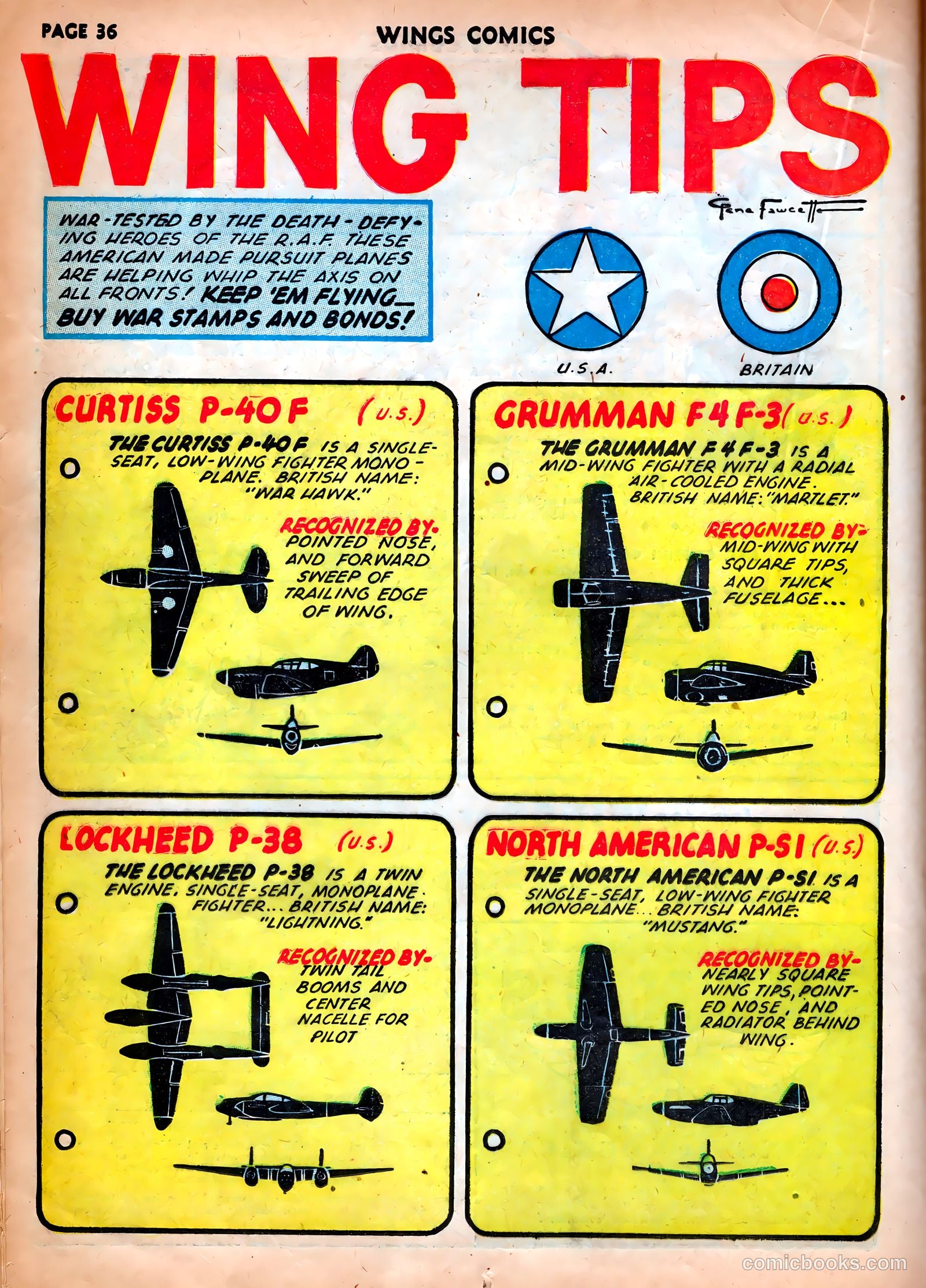 Wings Comics #25 (1942) — page 38 of 69