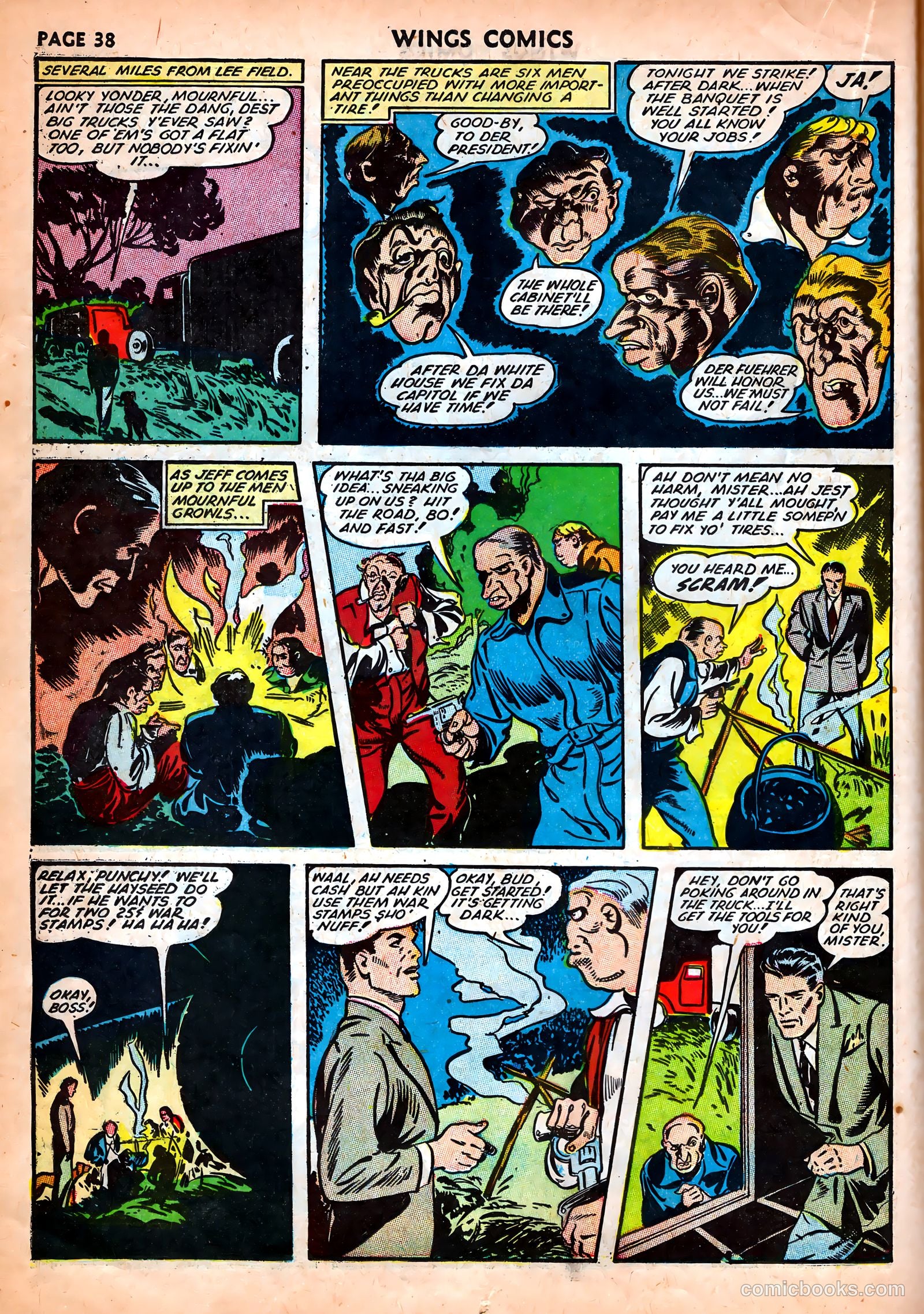 Wings Comics #25 (1942) — page 40 of 69