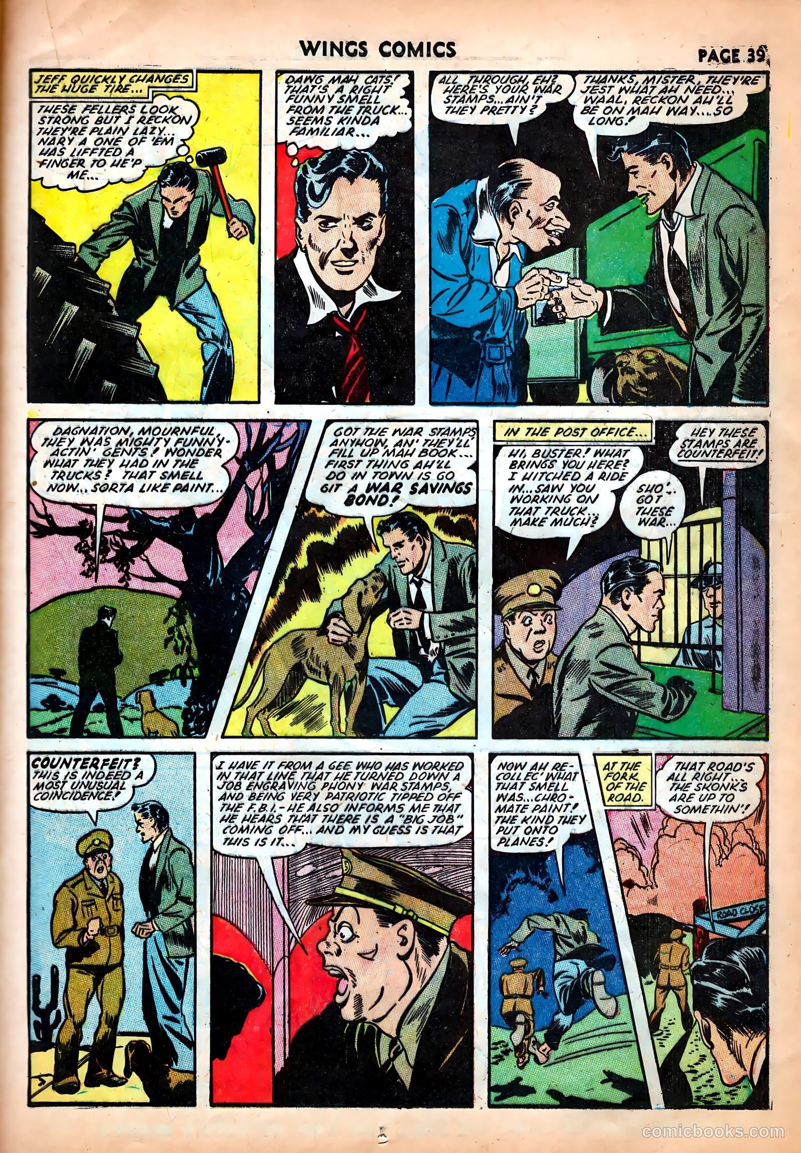 Wings Comics #25 (1942) — page 41 of 69