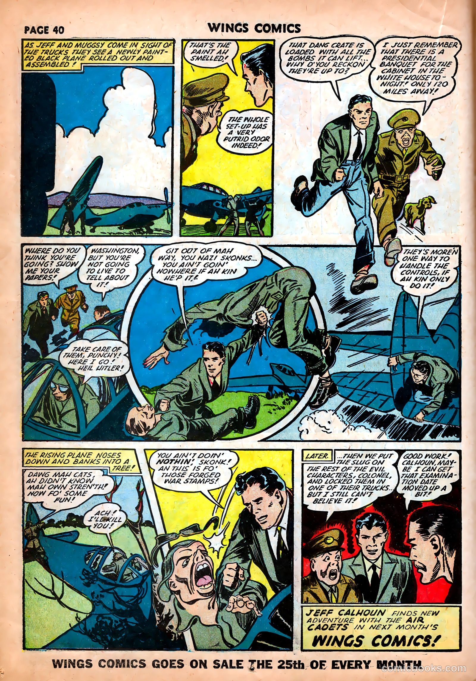 Wings Comics #25 (1942) — page 42 of 69