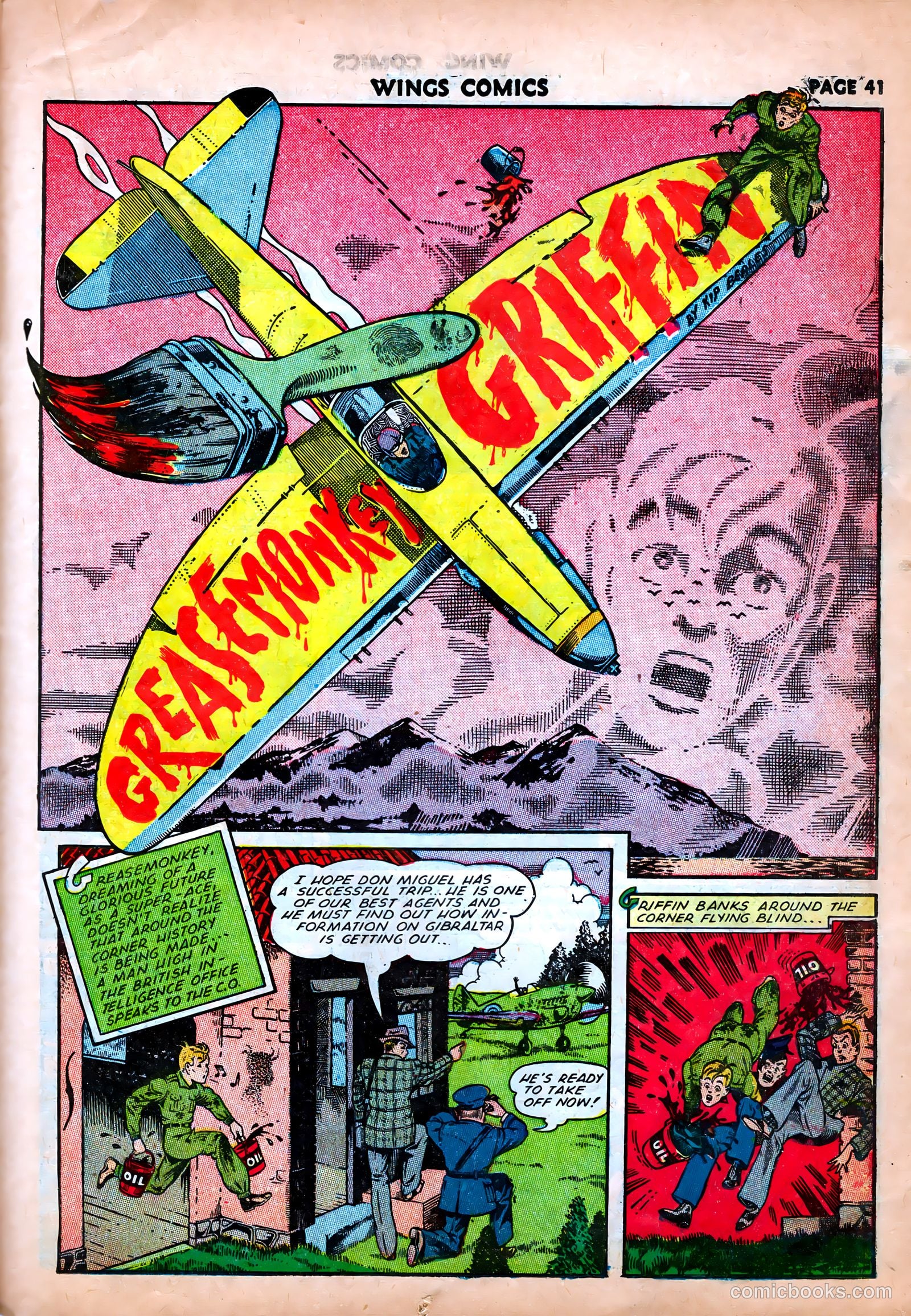 Wings Comics #25 (1942) — page 43 of 69