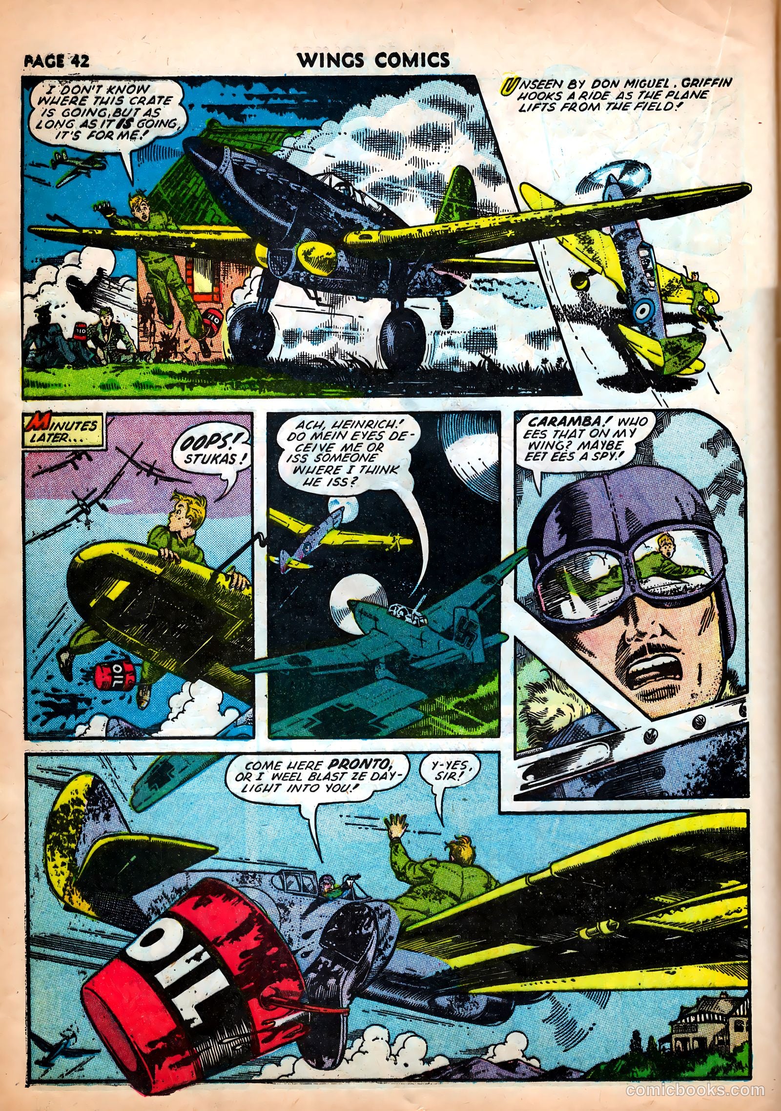 Wings Comics #25 (1942) — page 44 of 69