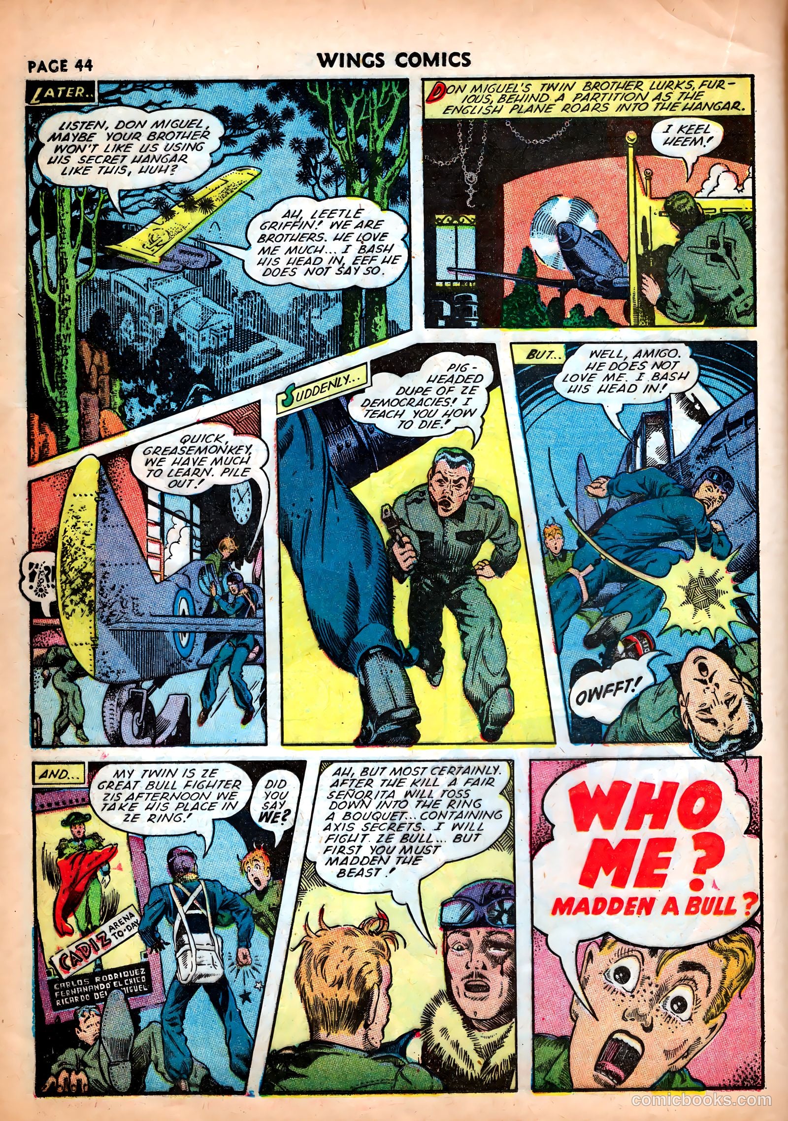 Wings Comics #25 (1942) — page 46 of 69