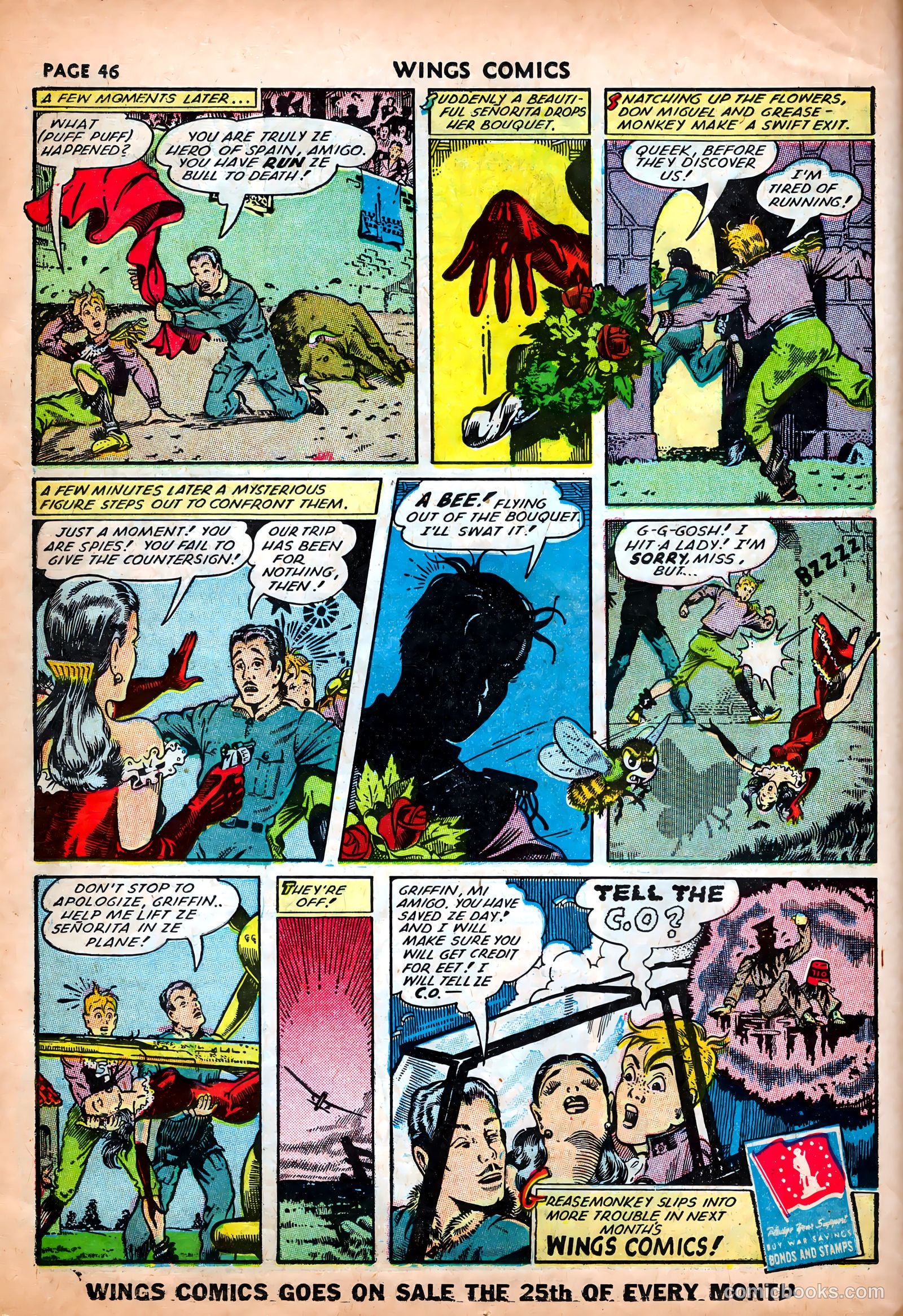 Wings Comics #25 (1942) — page 48 of 69