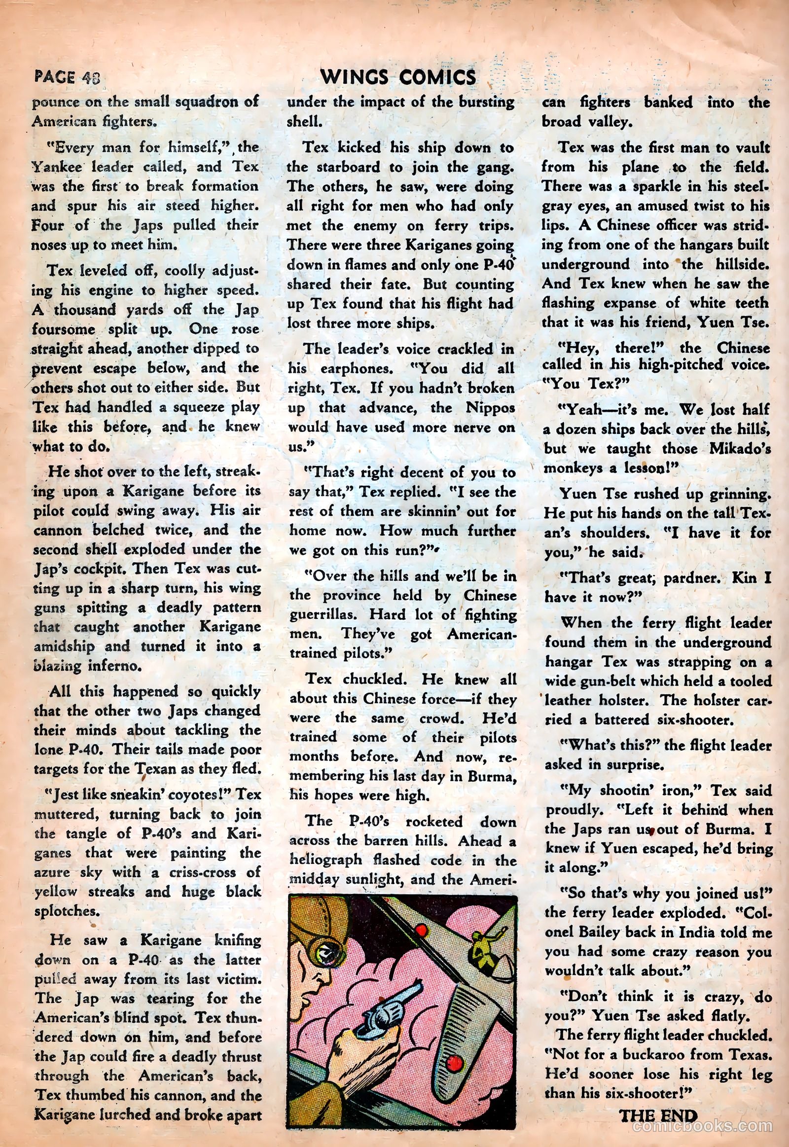 Wings Comics #25 (1942) — page 50 of 69