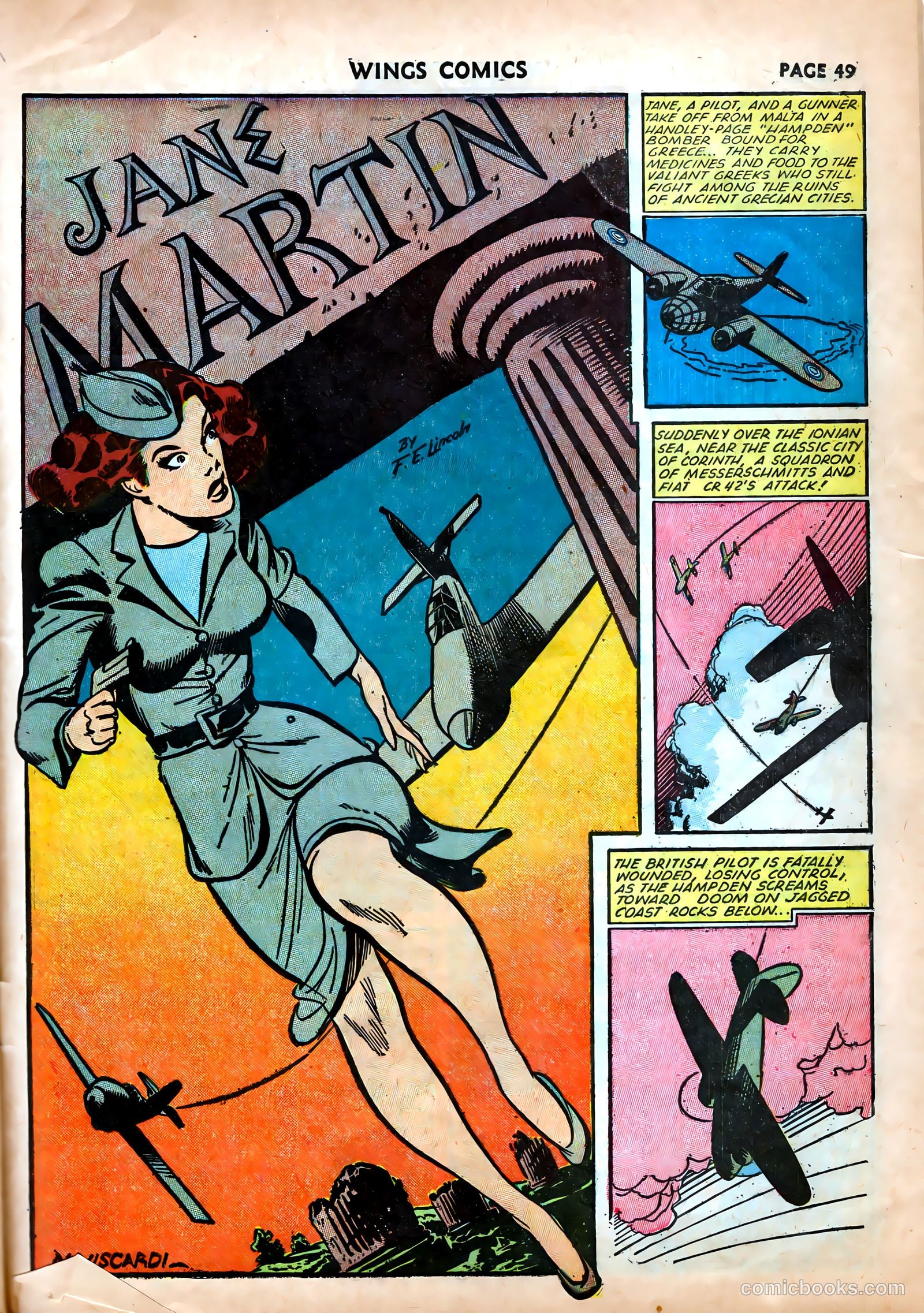 Wings Comics #25 (1942) — page 51 of 69
