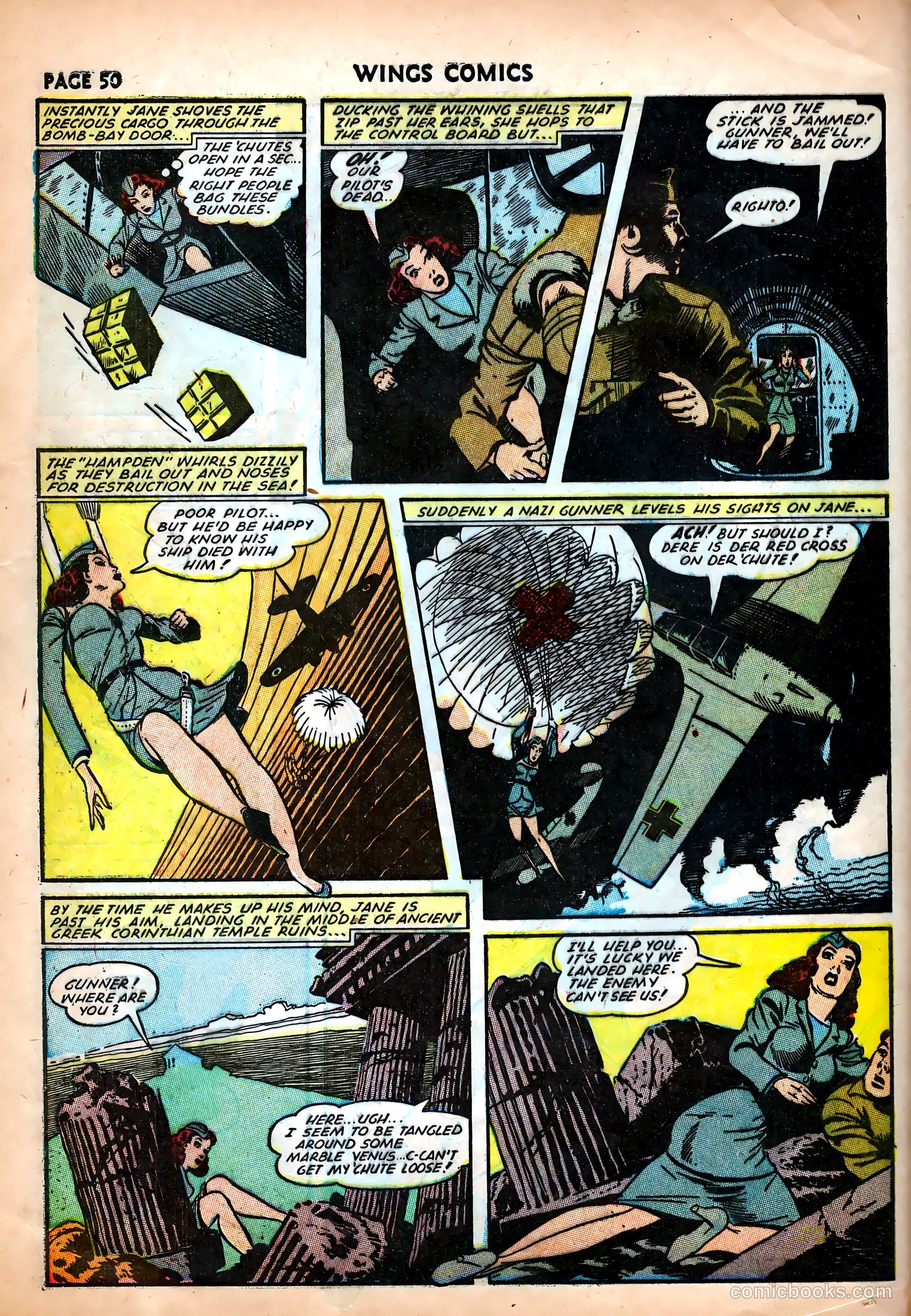 Wings Comics #25 (1942) — page 52 of 69
