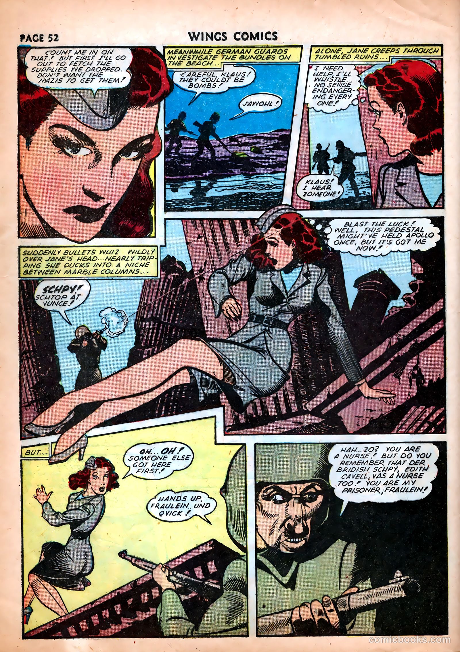 Wings Comics #25 (1942) — page 54 of 69