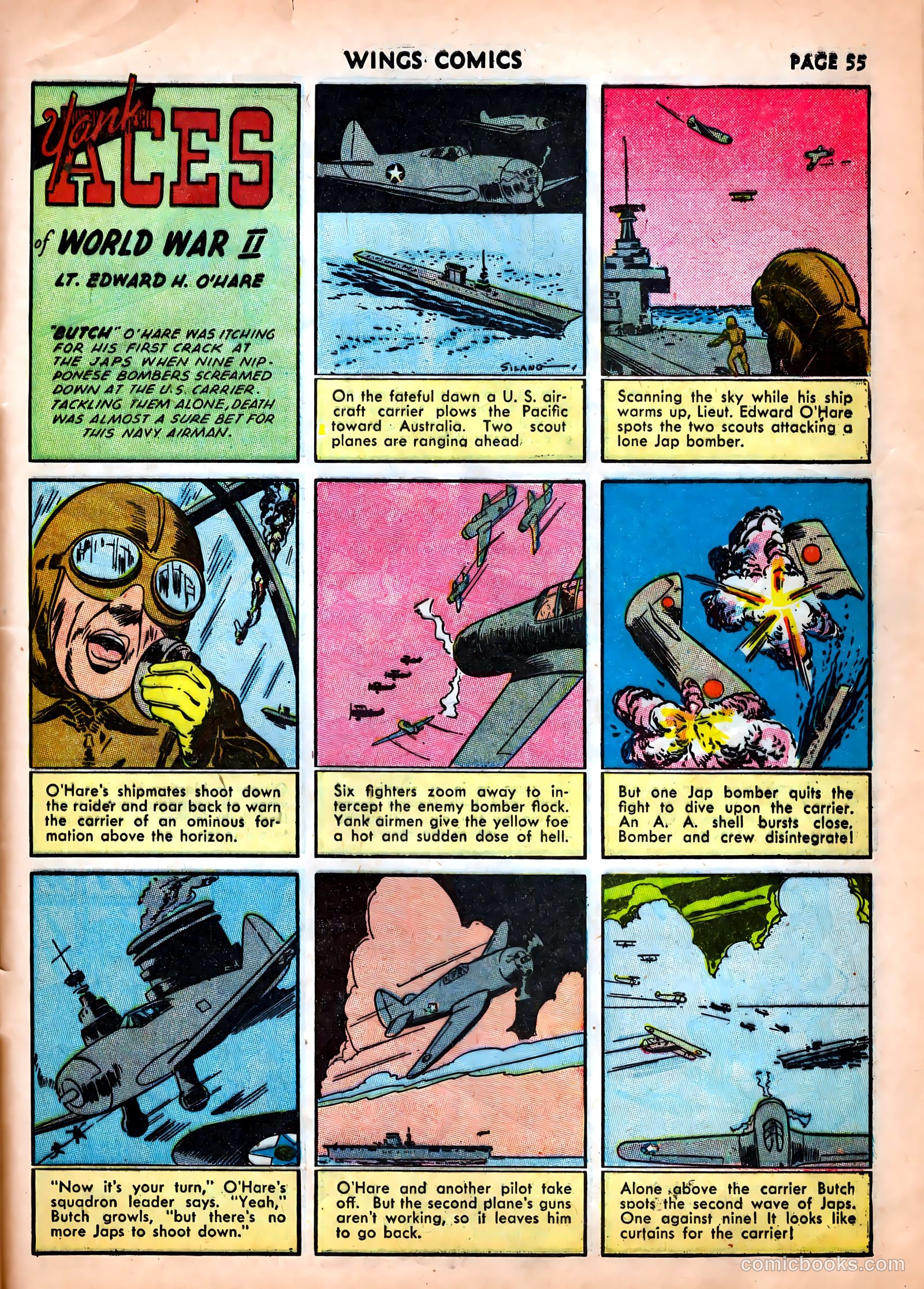 Wings Comics #25 (1942) — page 57 of 69