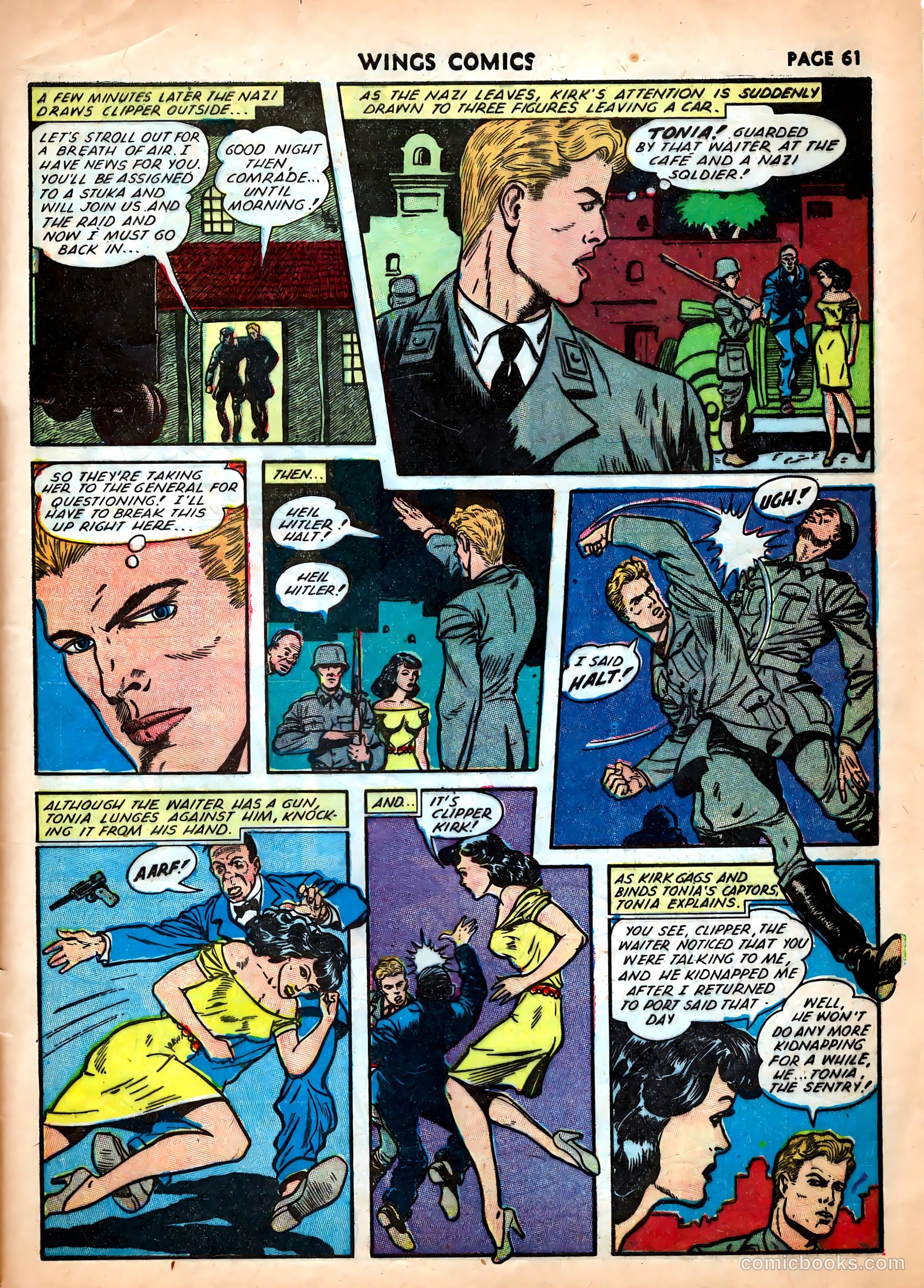Wings Comics #25 (1942) — page 63 of 69