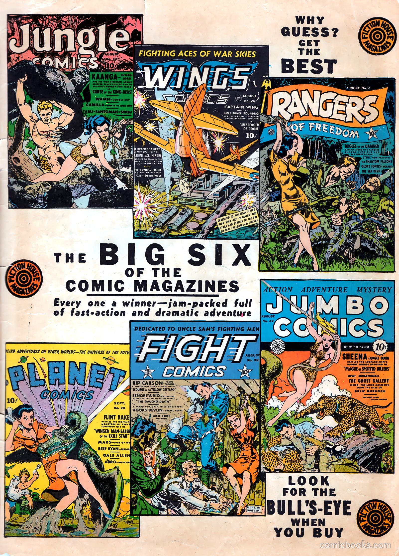 Wings Comics #25 (1942) — page 67 of 69