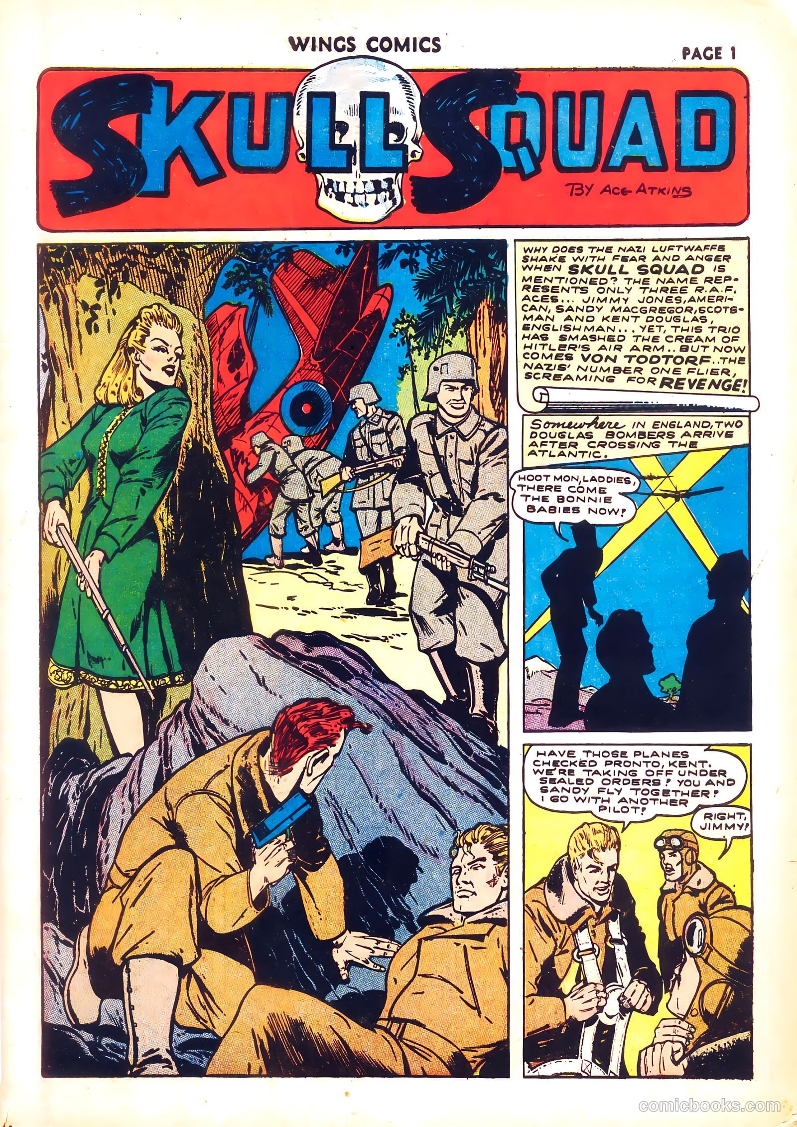 Wings Comics #26 (1942) — page 3 of 68