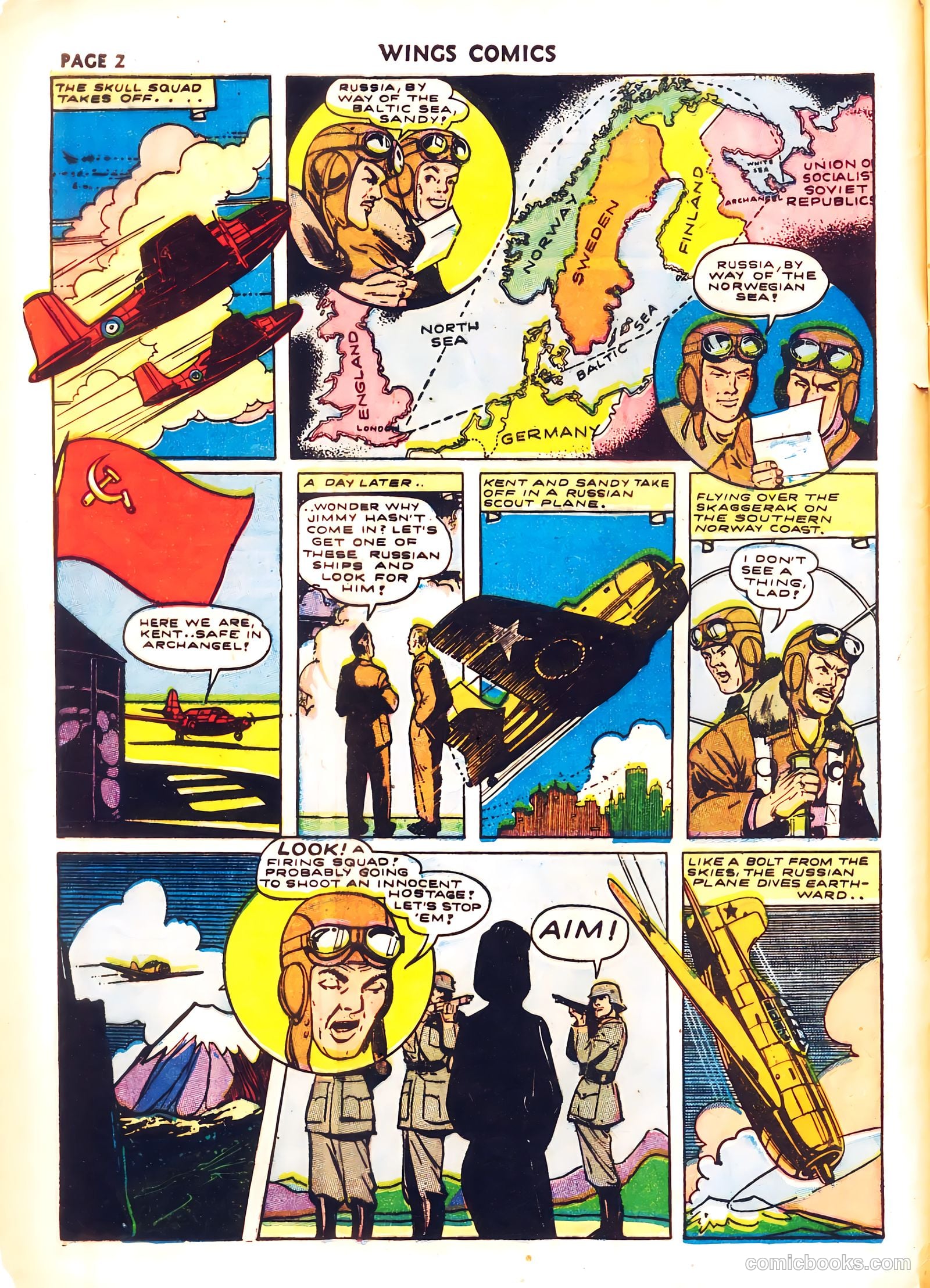 Wings Comics #26 (1942) — page 4 of 68