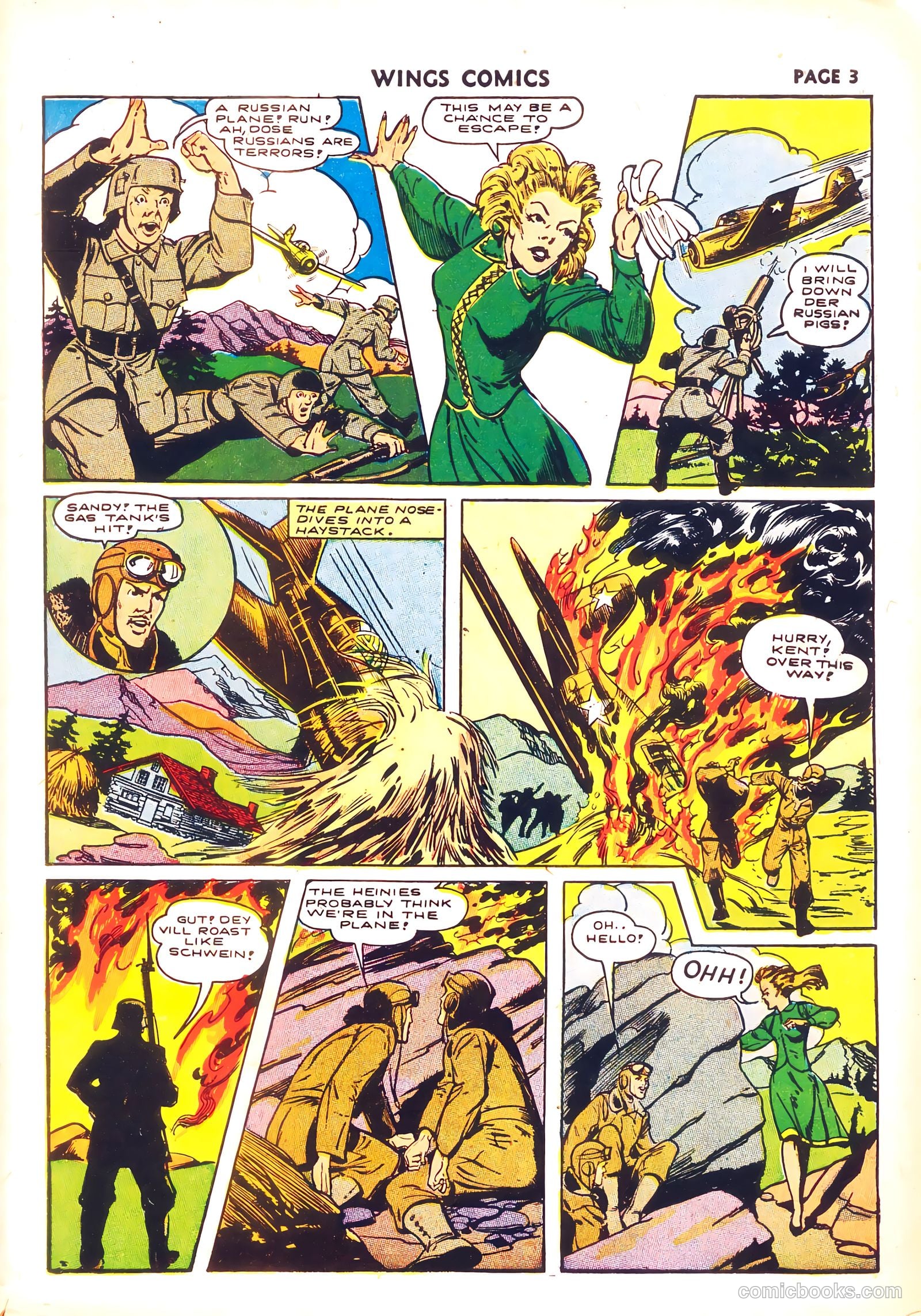 Wings Comics #26 (1942) — page 5 of 68